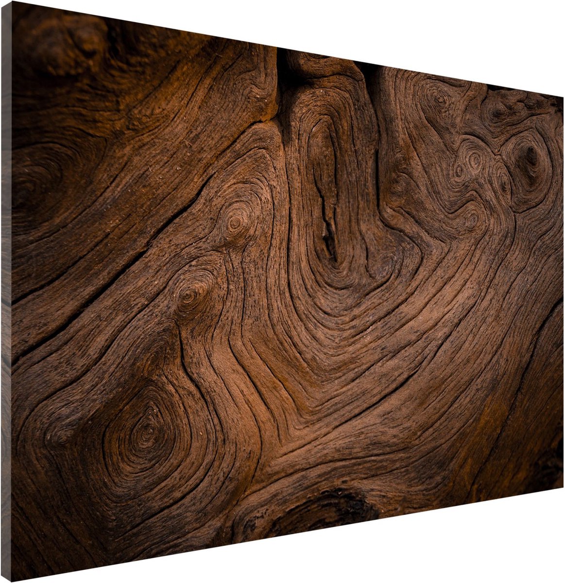 Mydesignglas Whiteboard - Metaal - Magneetbord - Memobord - Oud hout - 90x60cm - Direct Leverbaar