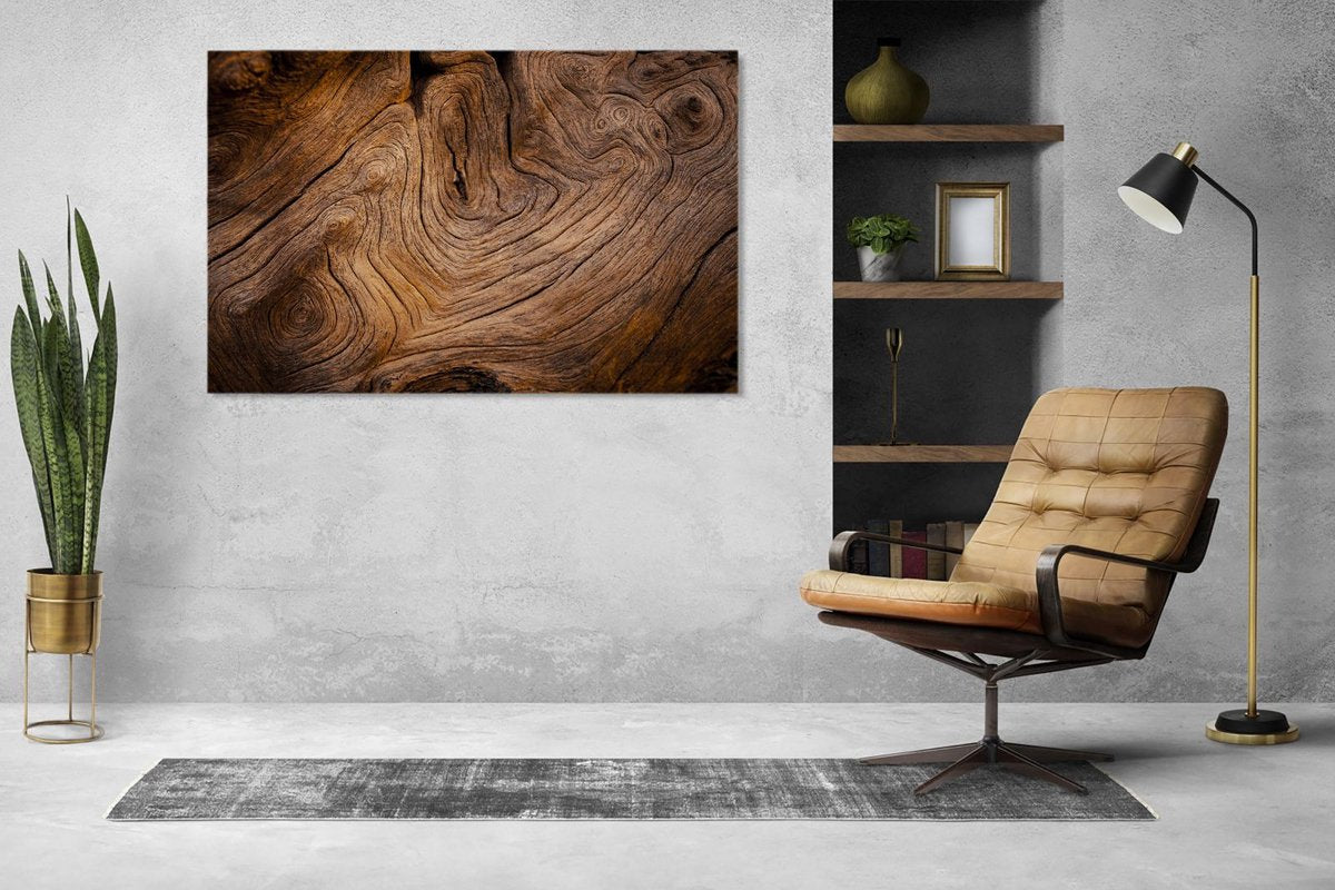Mydesignglas Whiteboard - Metaal - Magneetbord - Memobord - Oud hout - 90x60cm - Direct Leverbaar