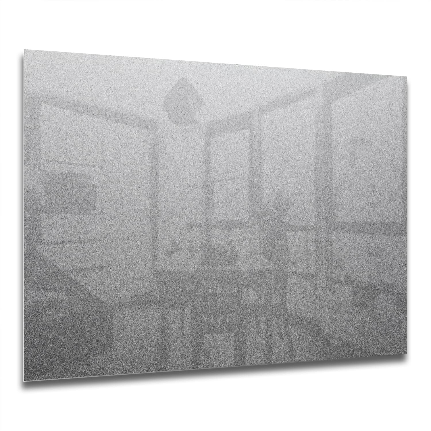 Eigen Afmeting - Spatscherm Keuken - Hittebestendig gehard glas - Mat Zilver