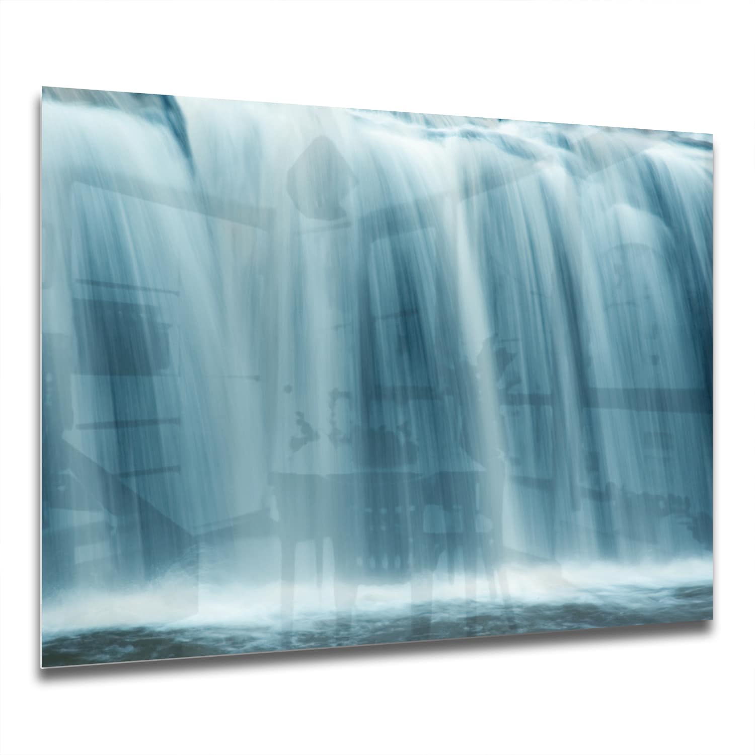Eigen Afmeting - Spatscherm Keuken - Hittebestendig gehard glas - Waterval