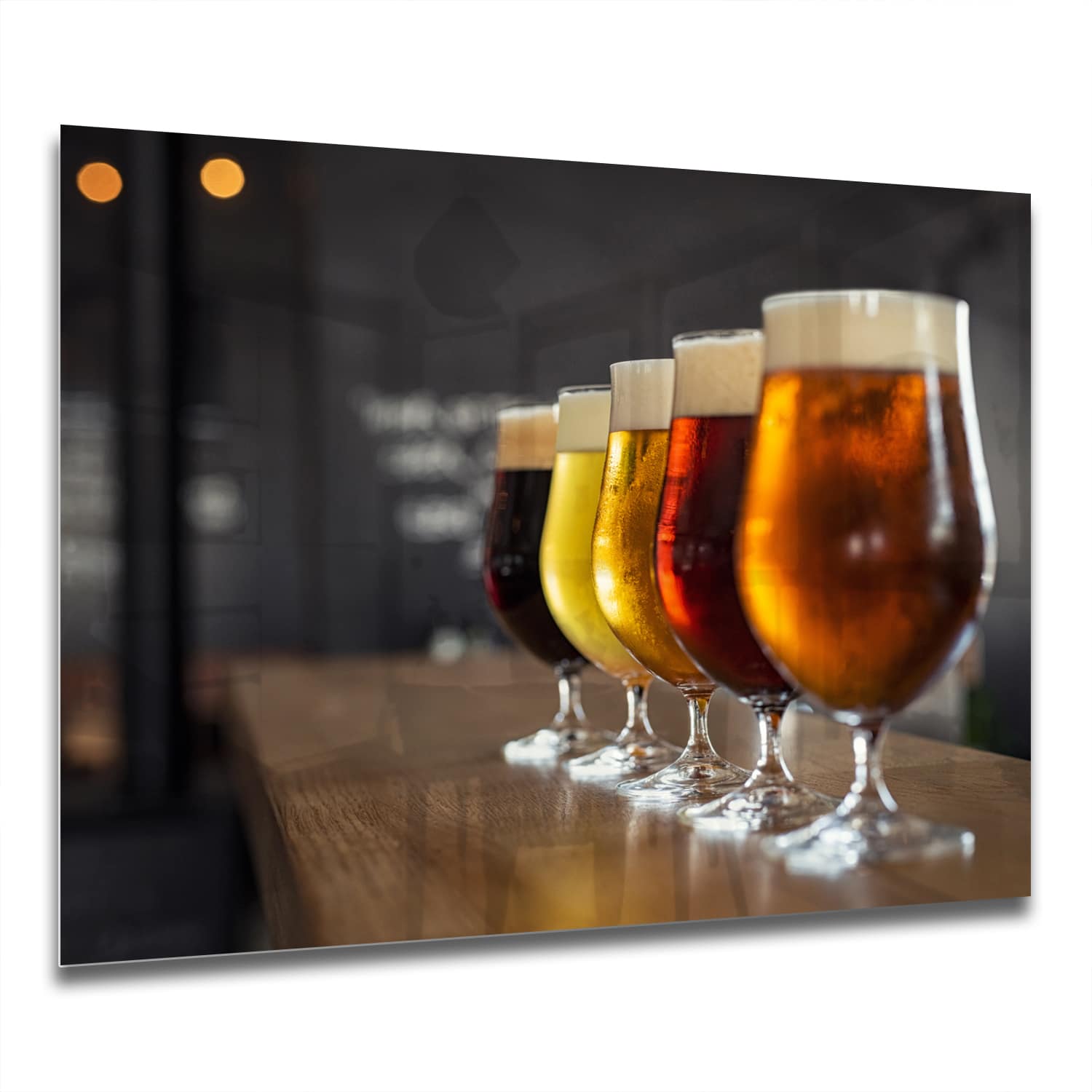 Eigen Afmeting - Spatscherm Keuken - Hittebestendig gehard glas - Verschillende Bieren