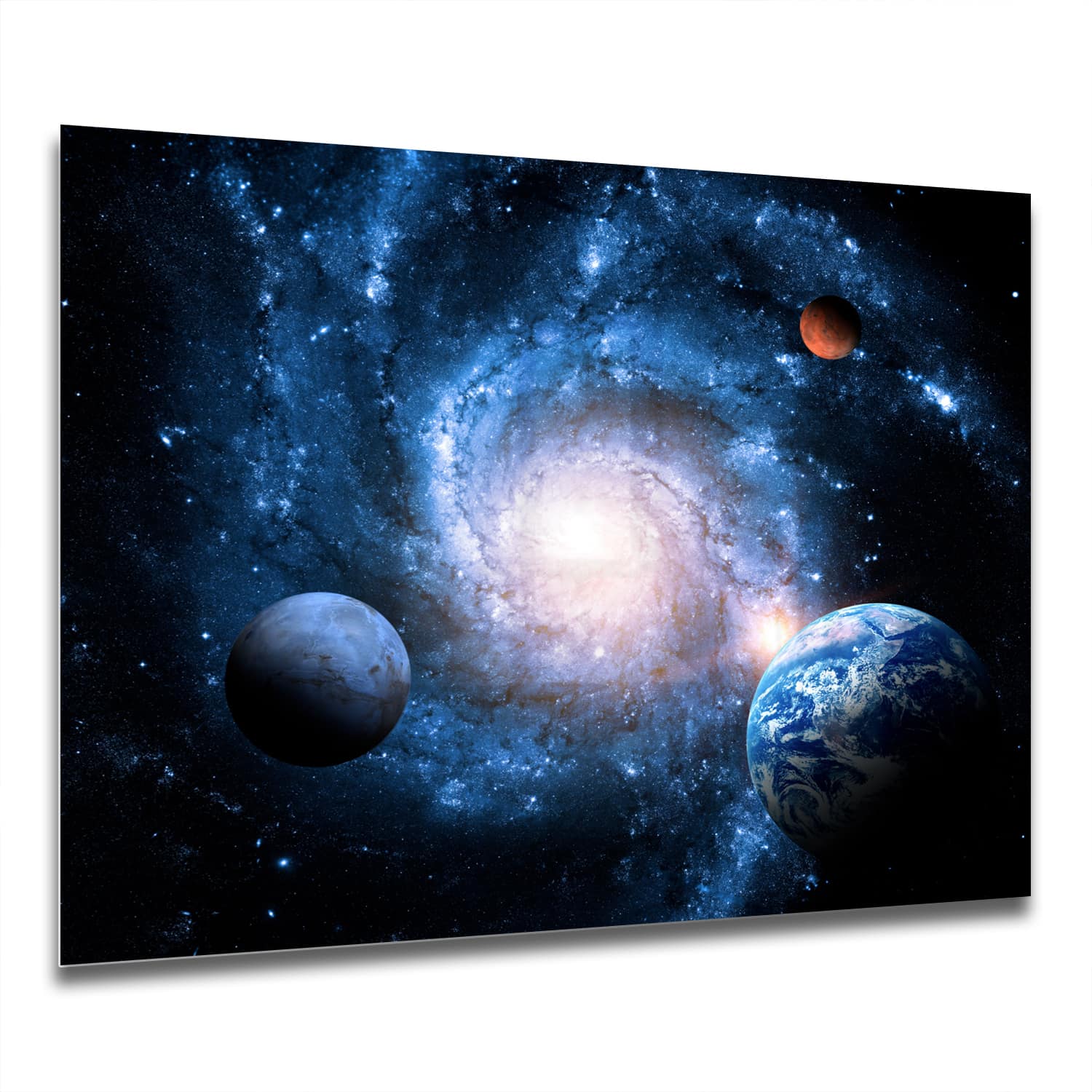 Eigen Afmeting - Spatscherm Keuken - Hittebestendig gehard glas - Planeten van het Zonnestelsel