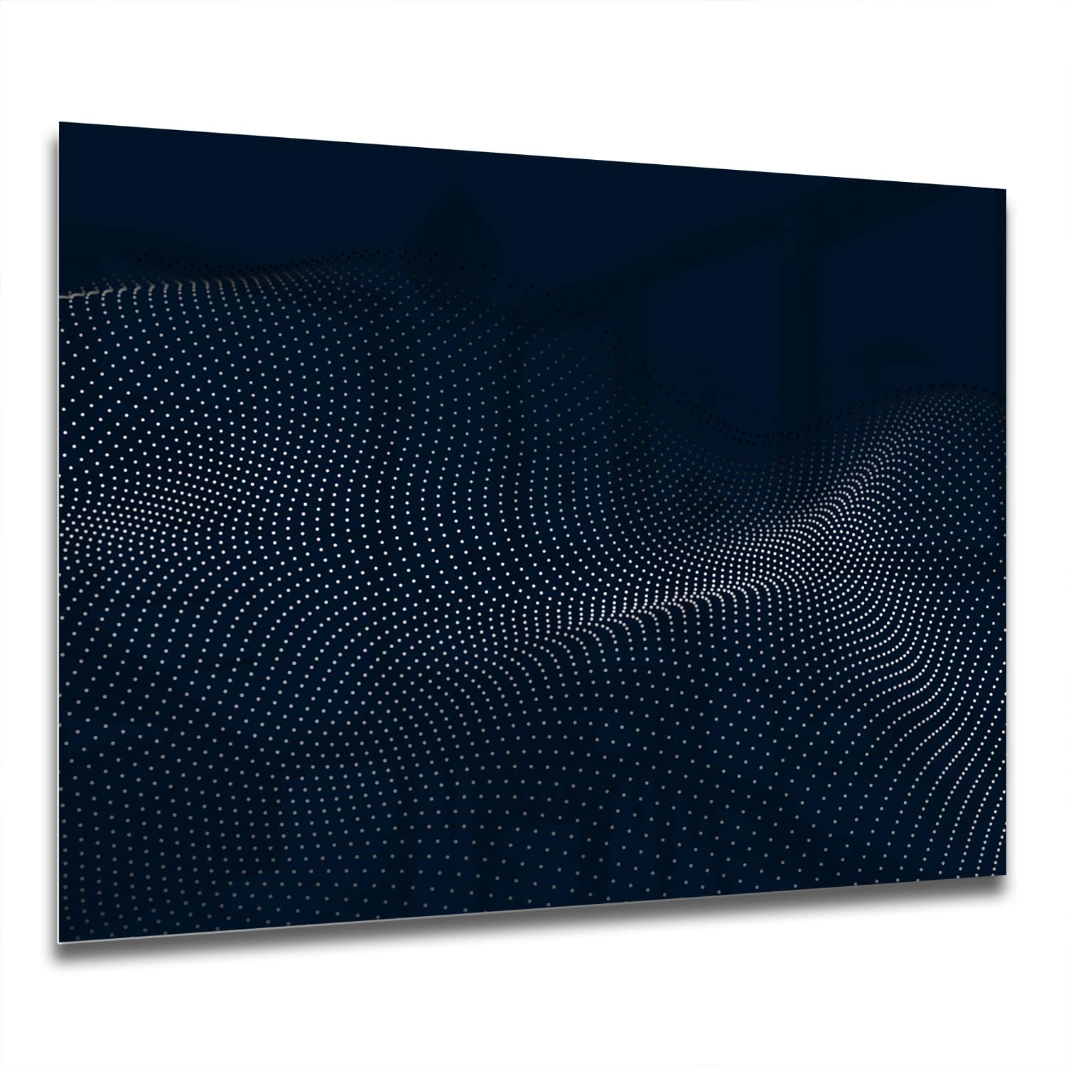 Eigen Afmeting - Spatscherm Keuken - Hittebestendig gehard glas - Digitale Golven