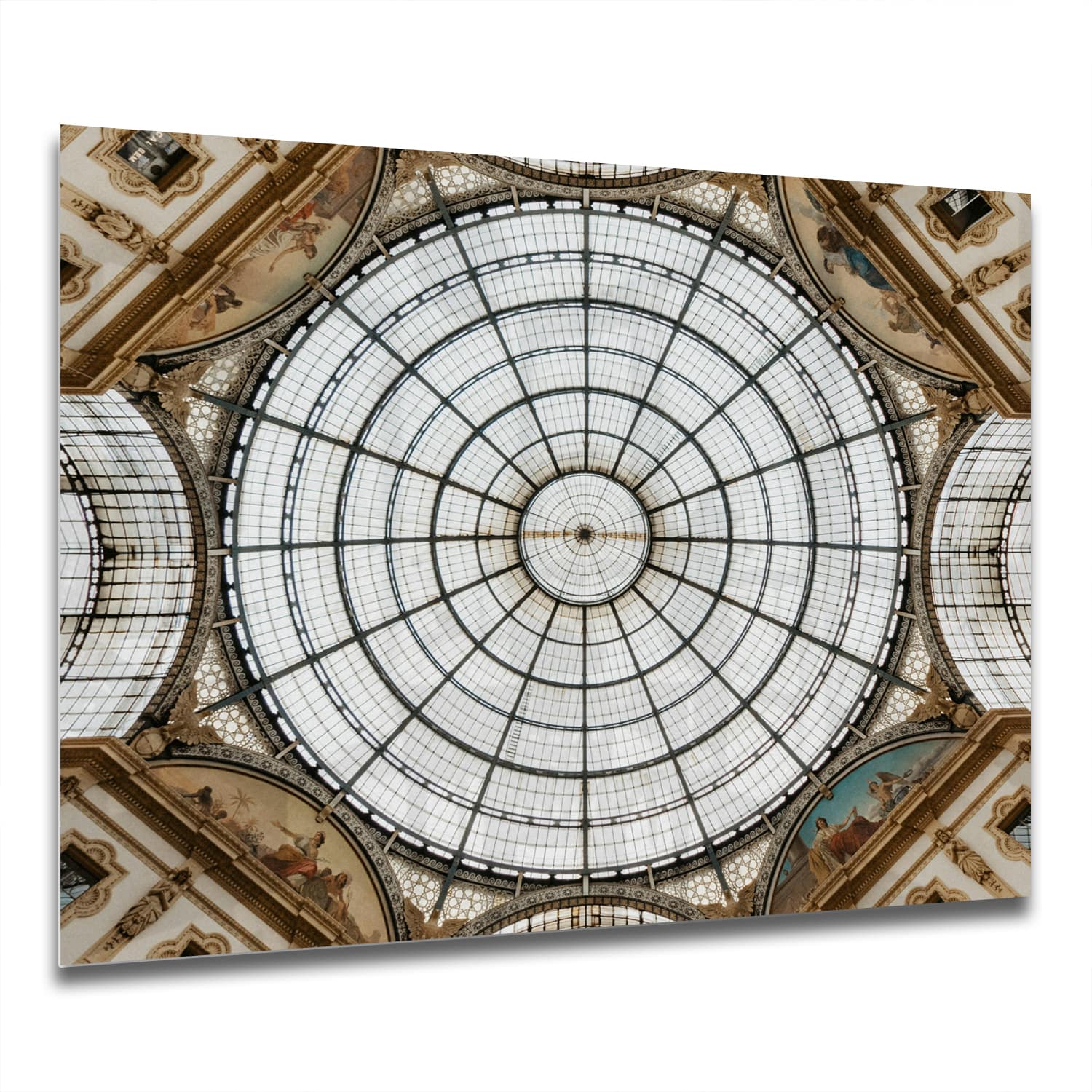 Eigen Afmeting - Spatscherm Keuken - Hittebestendig gehard glas - Historische Architectuur