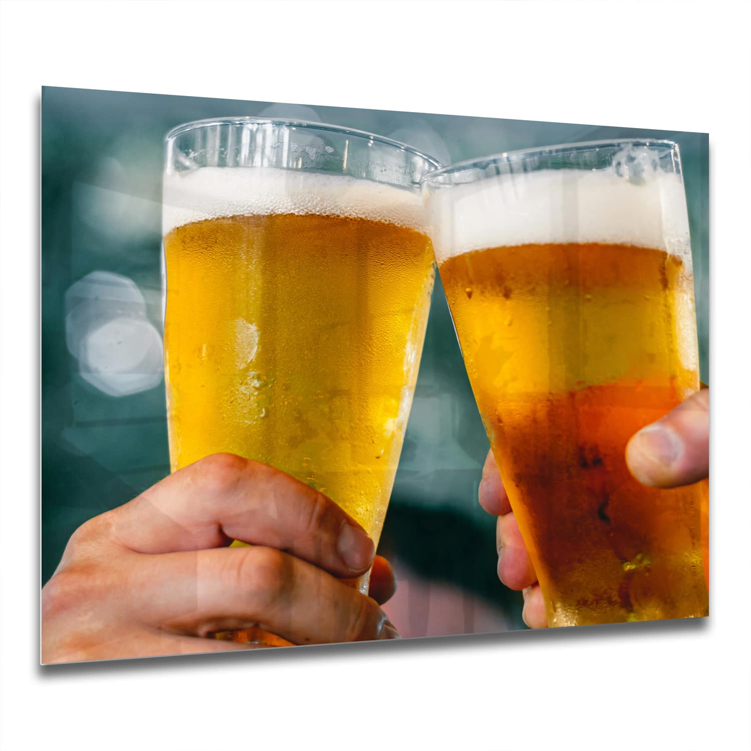 Eigen Afmeting - Spatscherm Keuken - Hittebestendig gehard glas - Klinkende Glazen