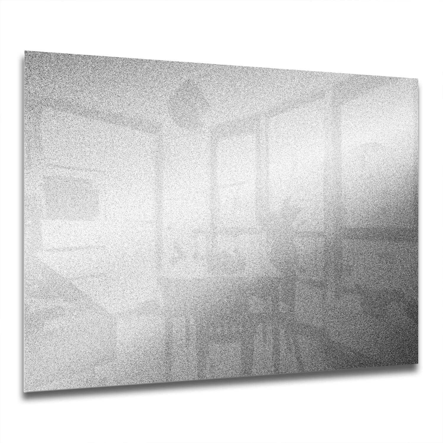Eigen Afmeting - Spatscherm Keuken - Hittebestendig gehard glas - Zilveren Matte Textuur