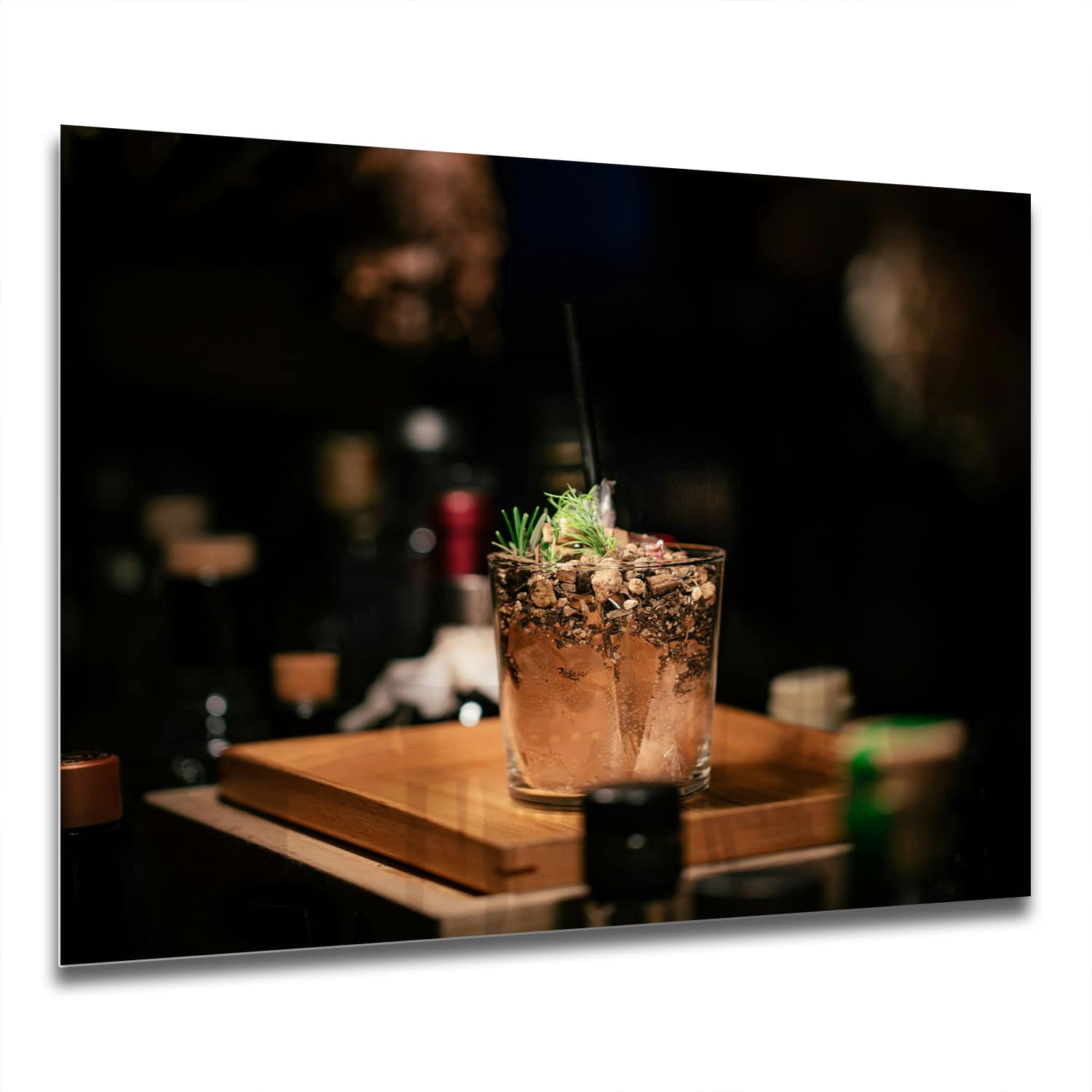 Eigen Afmeting - Spatscherm Keuken - Hittebestendig gehard glas - Exotische Drank