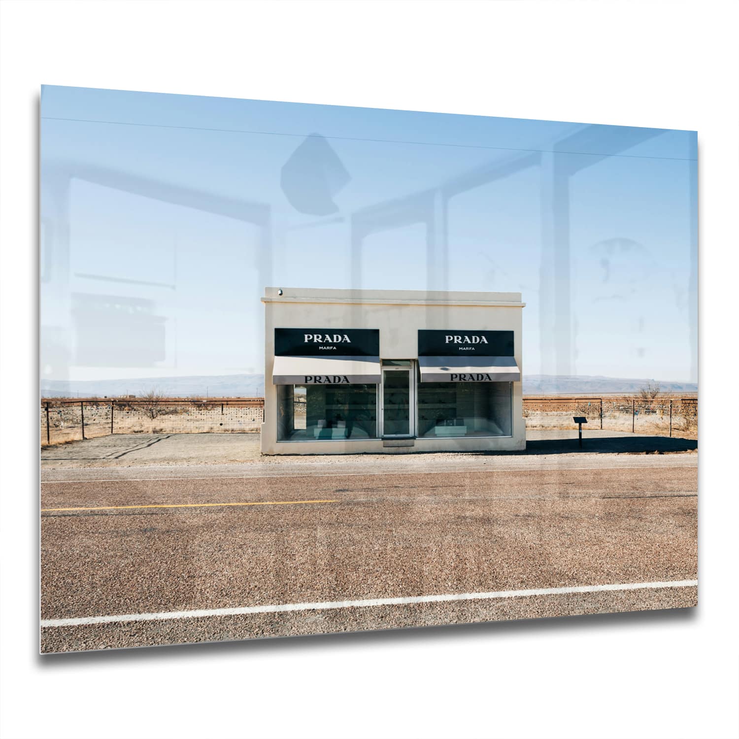Eigen Afmeting - Spatscherm Keuken - Hittebestendig gehard glas - Prada Marfa