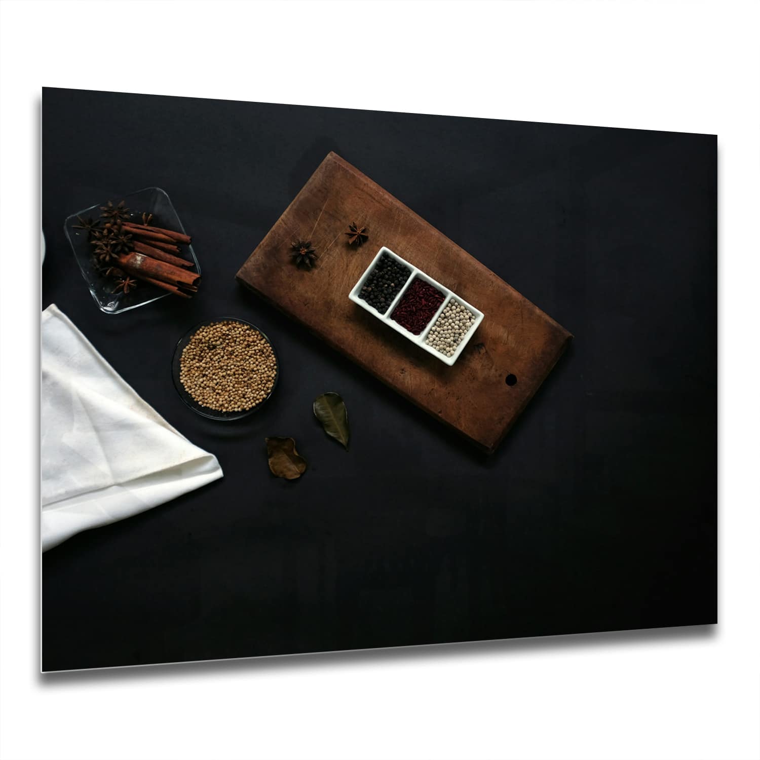 Eigen Afmeting - Spatscherm Keuken - Hittebestendig gehard glas - Smaakvolle Compositie