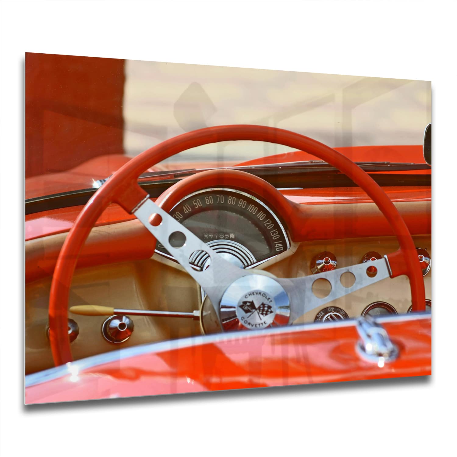 Eigen Afmeting - Spatscherm Keuken - Hittebestendig gehard glas - Corvette Interieur