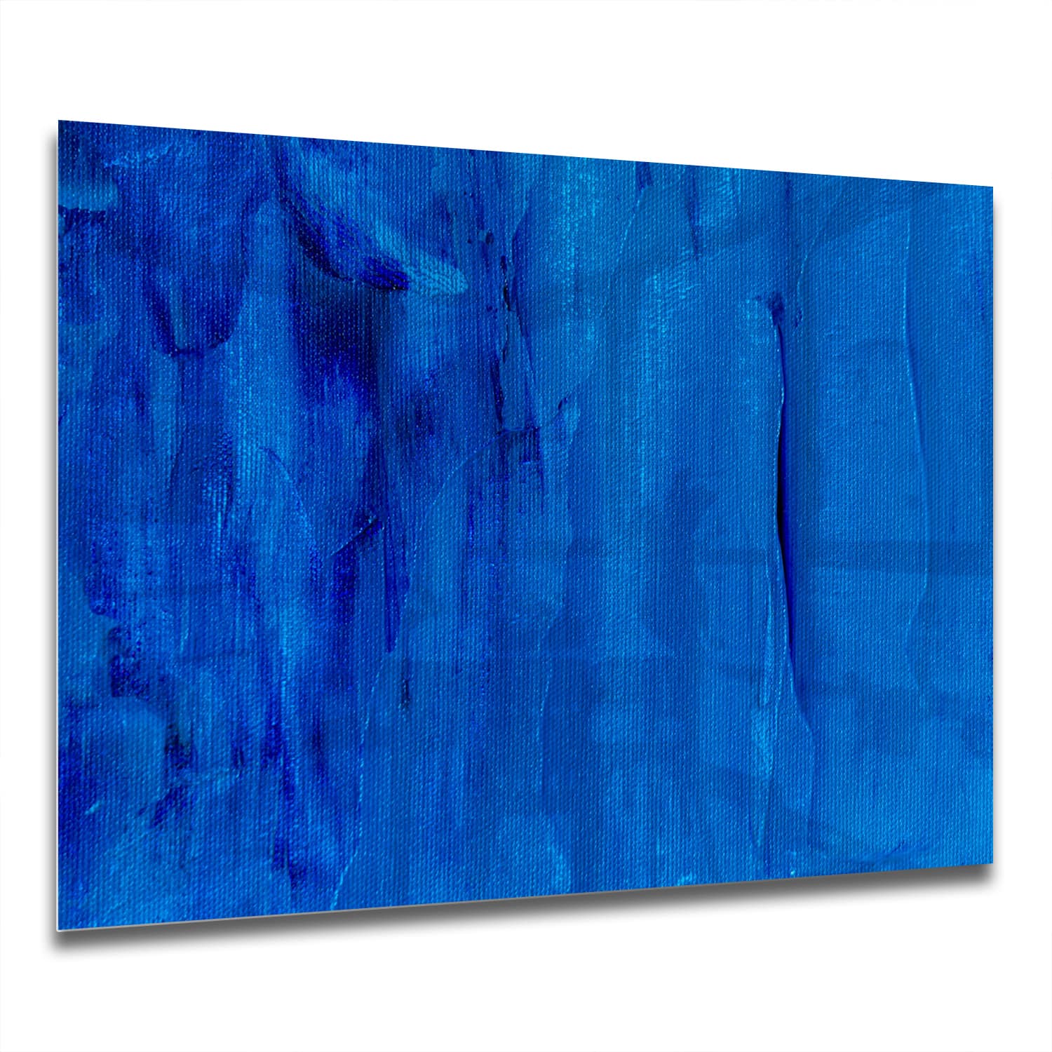 Eigen Afmeting - Spatscherm Keuken - Hittebestendig gehard glas - Blauw Abstractie