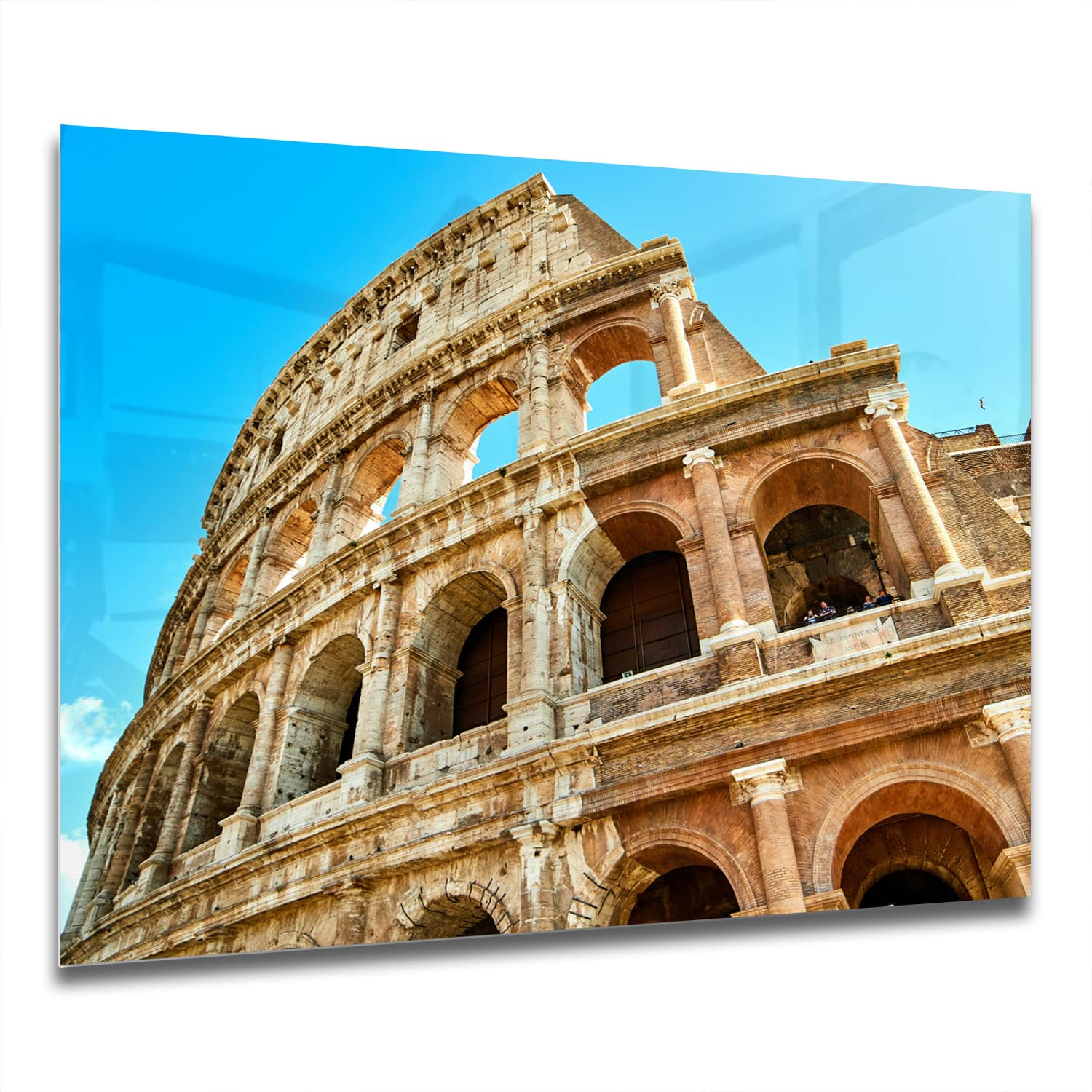 Eigen Afmeting - Spatscherm Keuken - Hittebestendig gehard glas - Colosseum