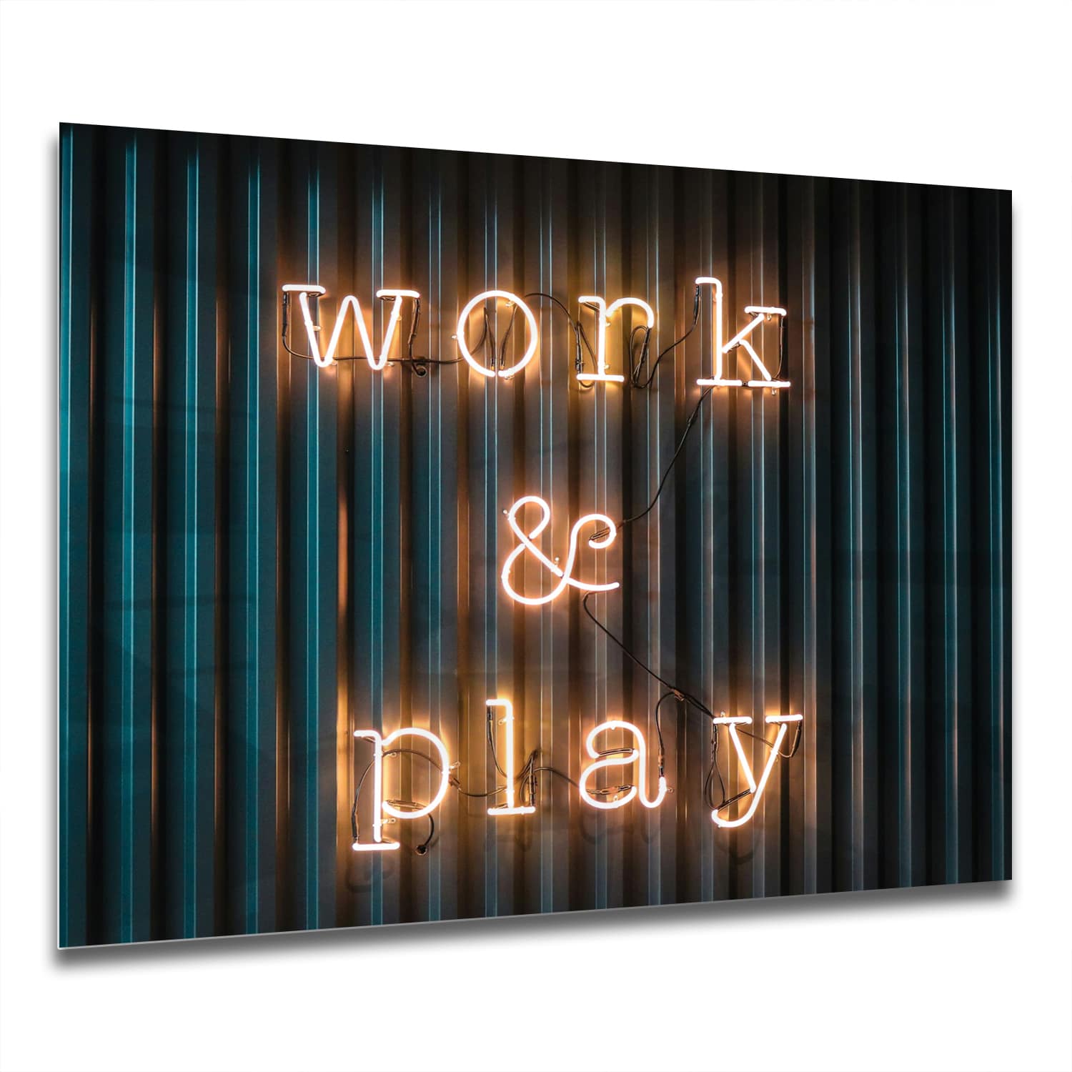 Eigen Afmeting - Spatscherm Keuken - Hittebestendig gehard glas - Work & Play
