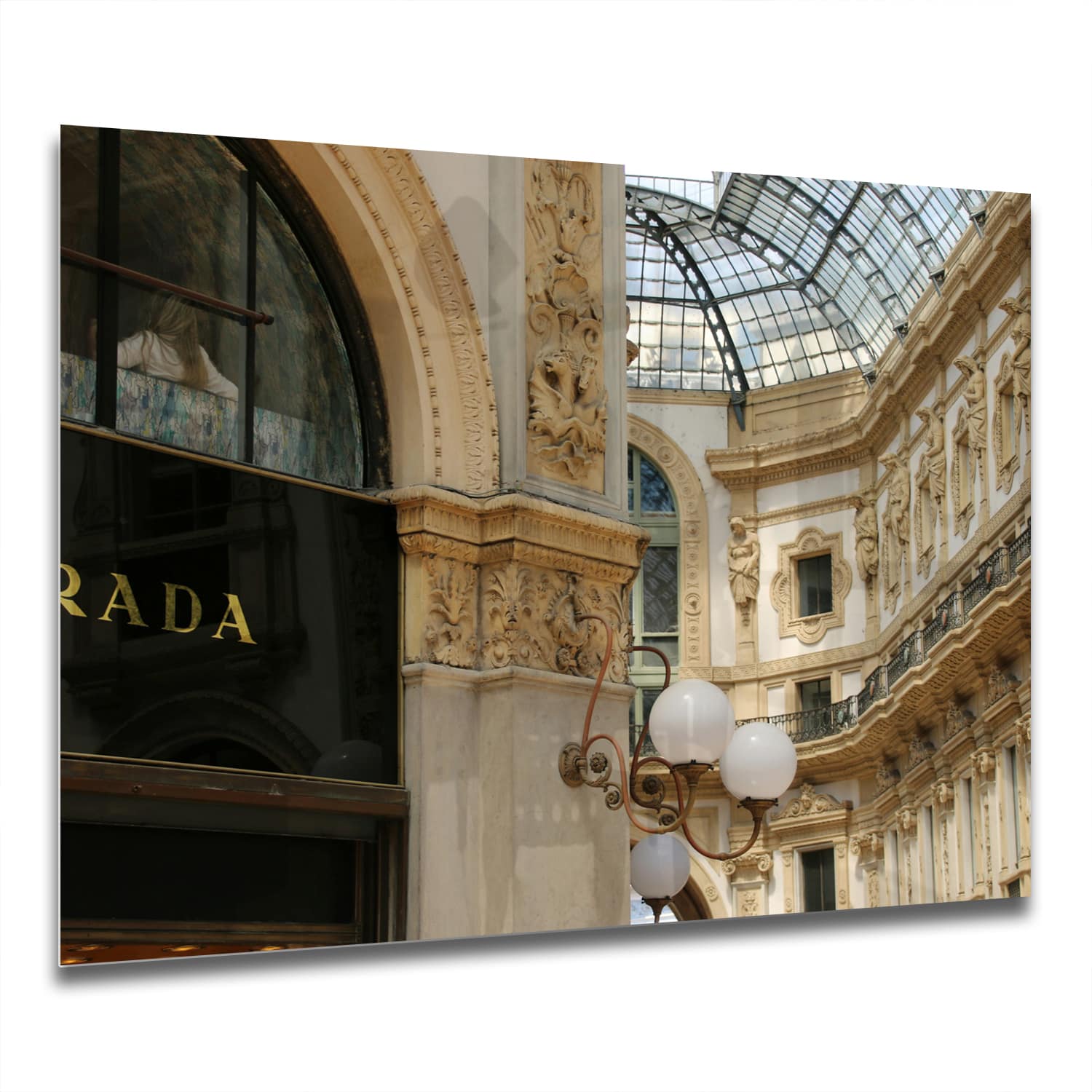 Eigen Afmeting - Spatscherm Keuken - Hittebestendig gehard glas - Prada Winkel