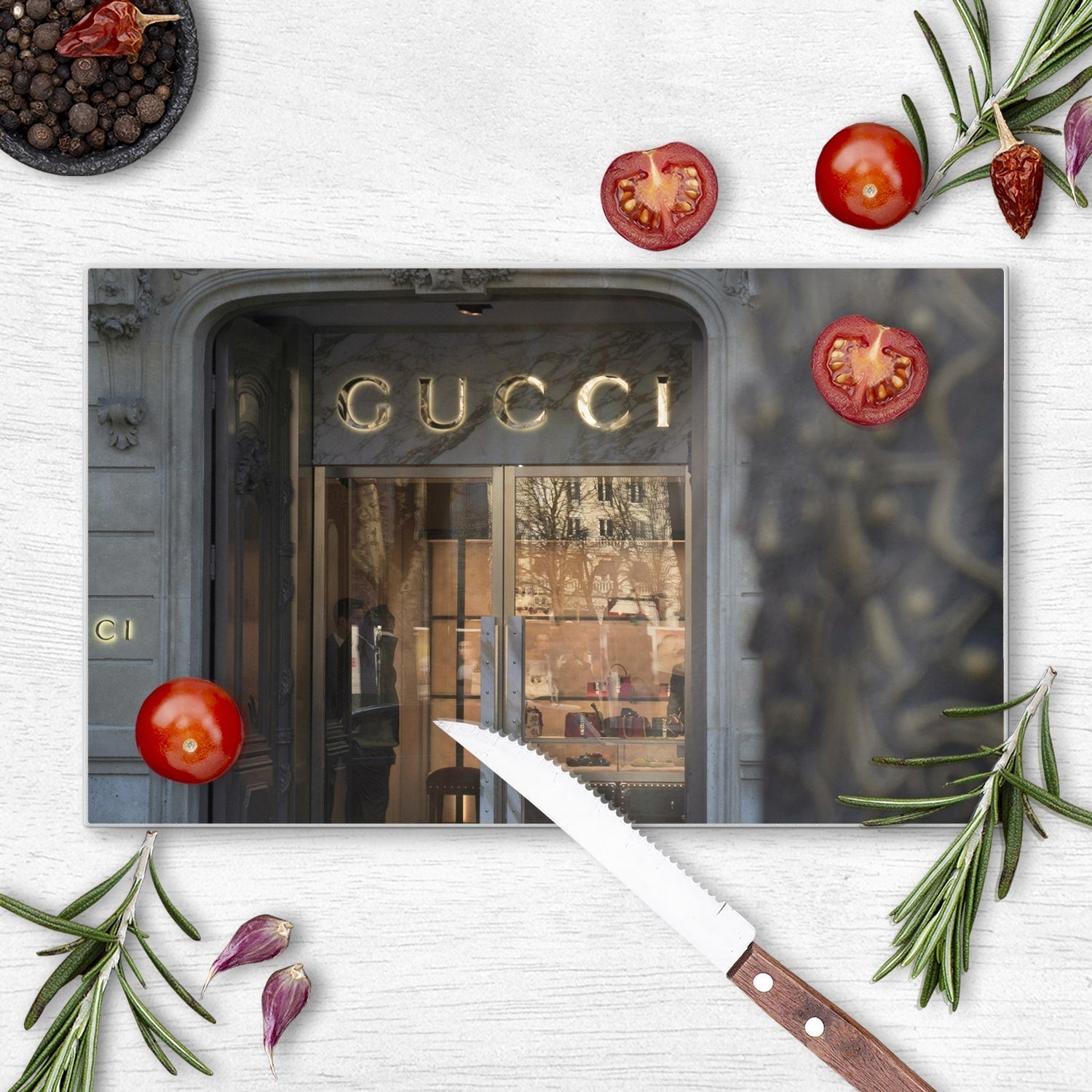 Snijplank - Gehard Glas - Gucci Winkel