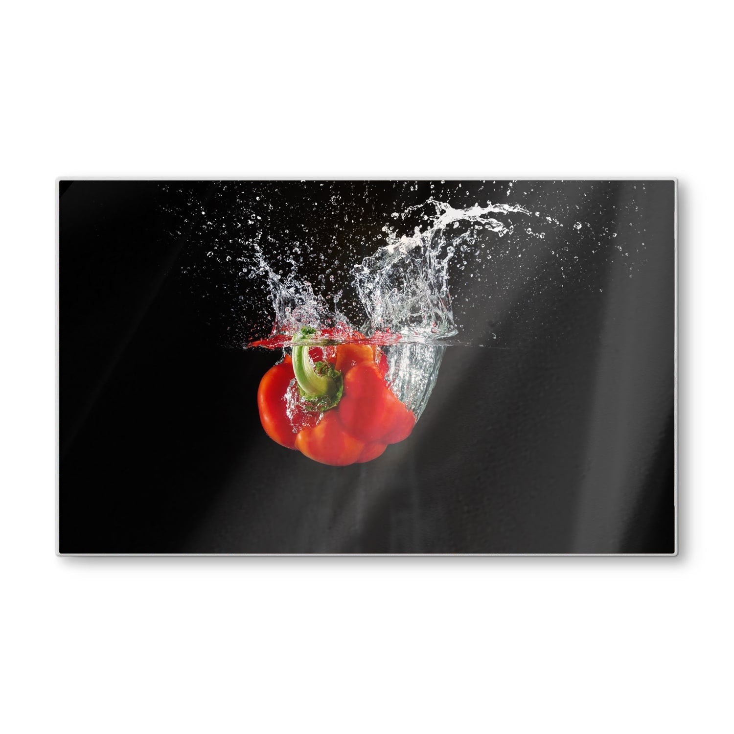 Snijplank - Gehard Glas - Paprika in het water