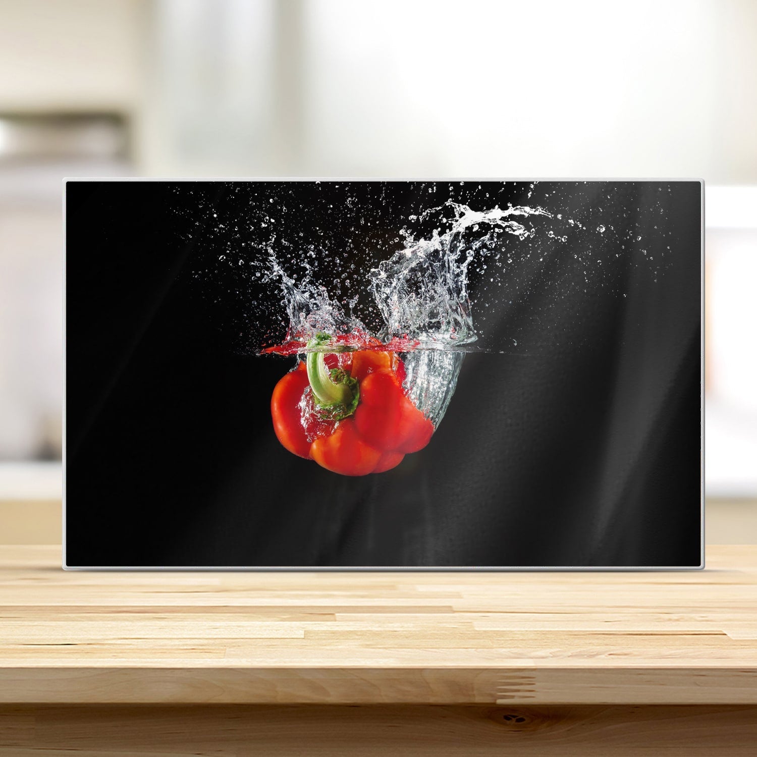 Snijplank - Gehard Glas - Paprika in het water