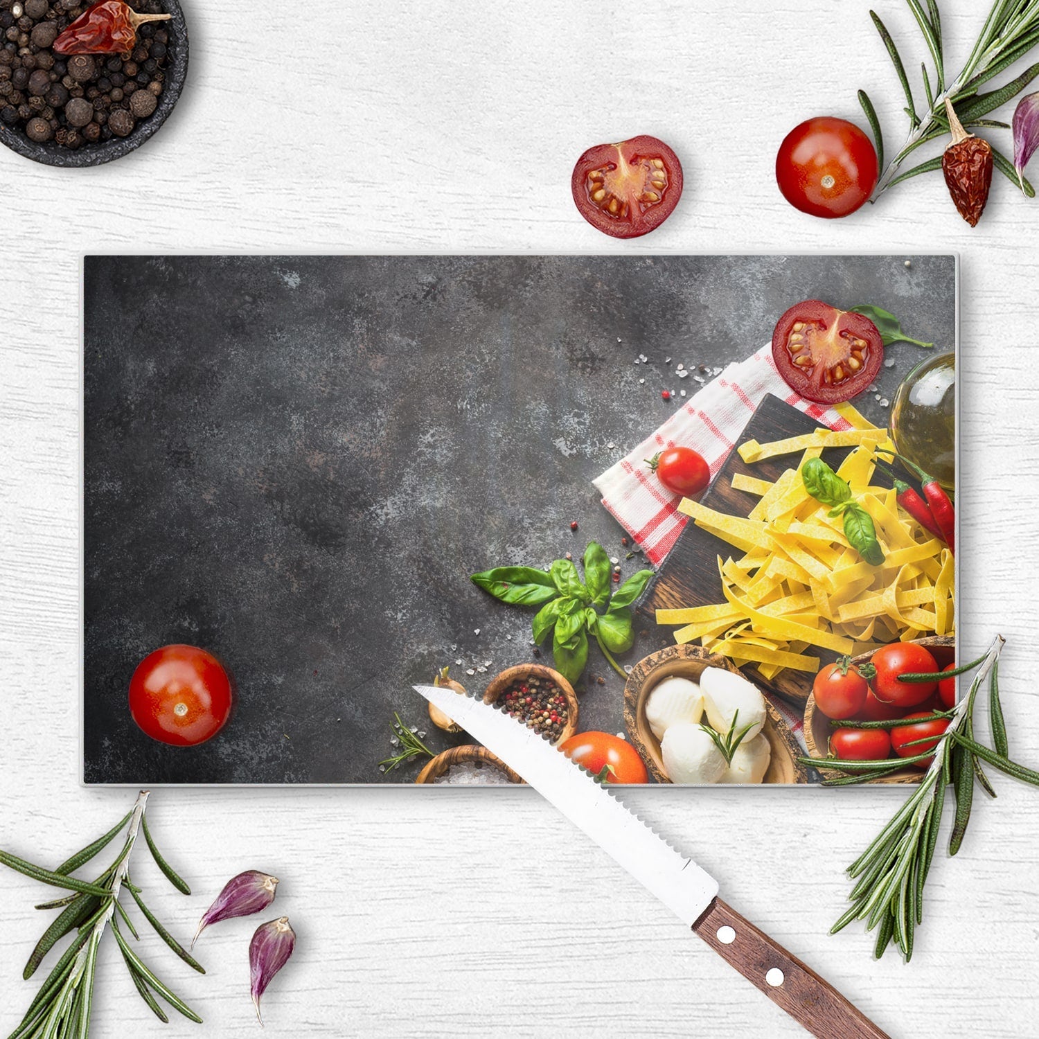 Snijplank - Gehard Glas - Pasta Ingredienten