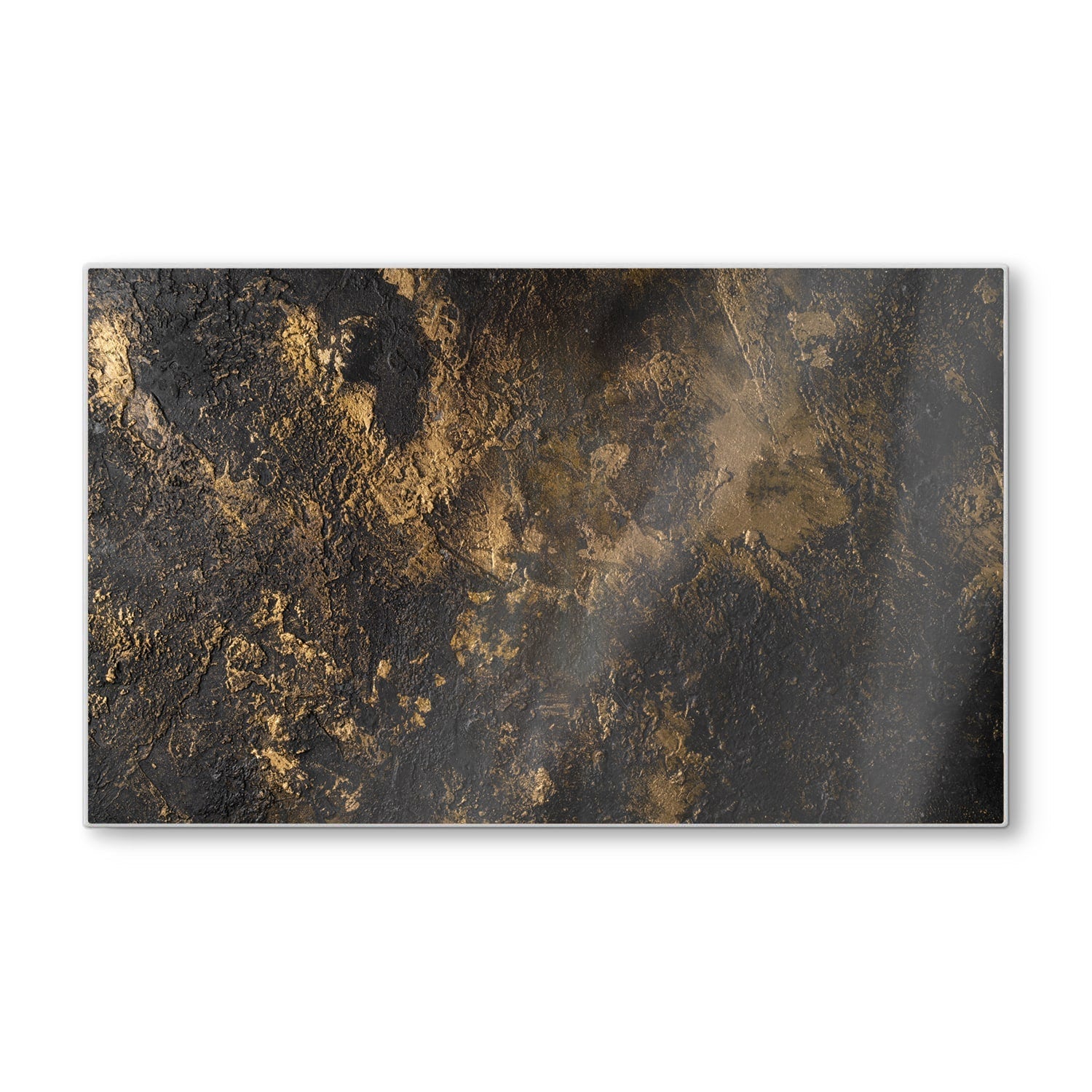 Snijplank - Gehard Glas - Black-Gold Textuur