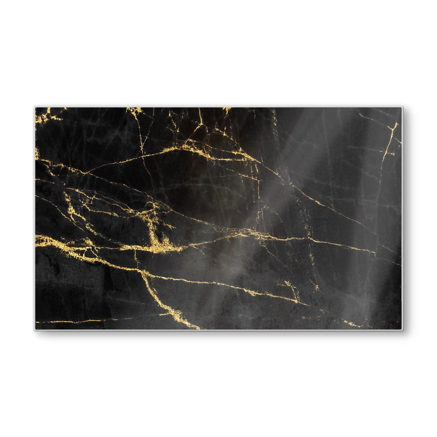 Snijplank - Gehard Glas - Black-Gold Marmer