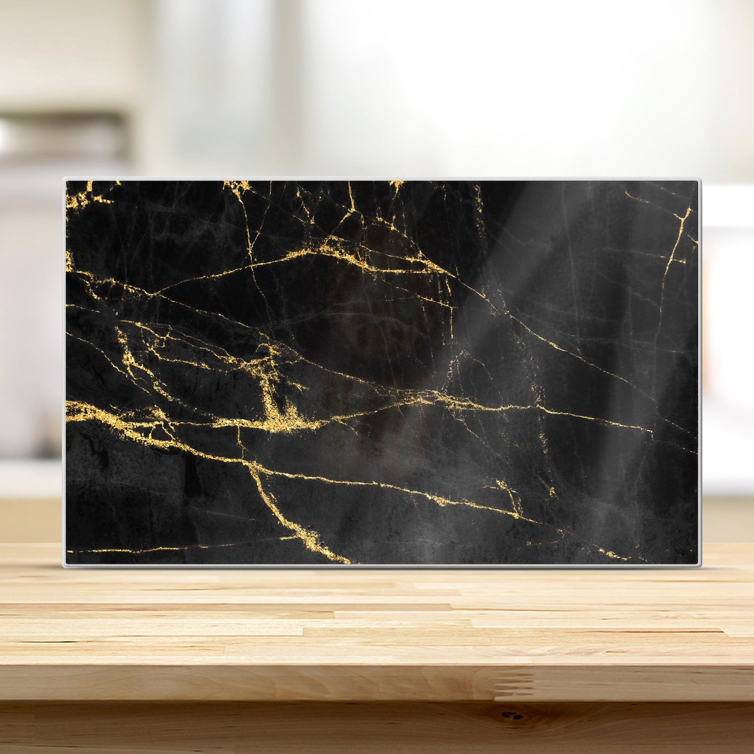 Snijplank - Gehard Glas - Black-Gold Marmer