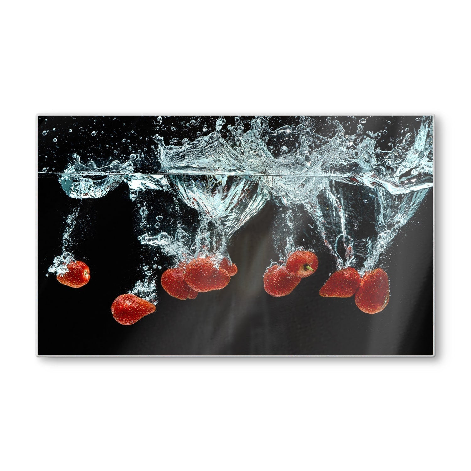 Snijplank - Gehard Glas - Aardbeien in het water