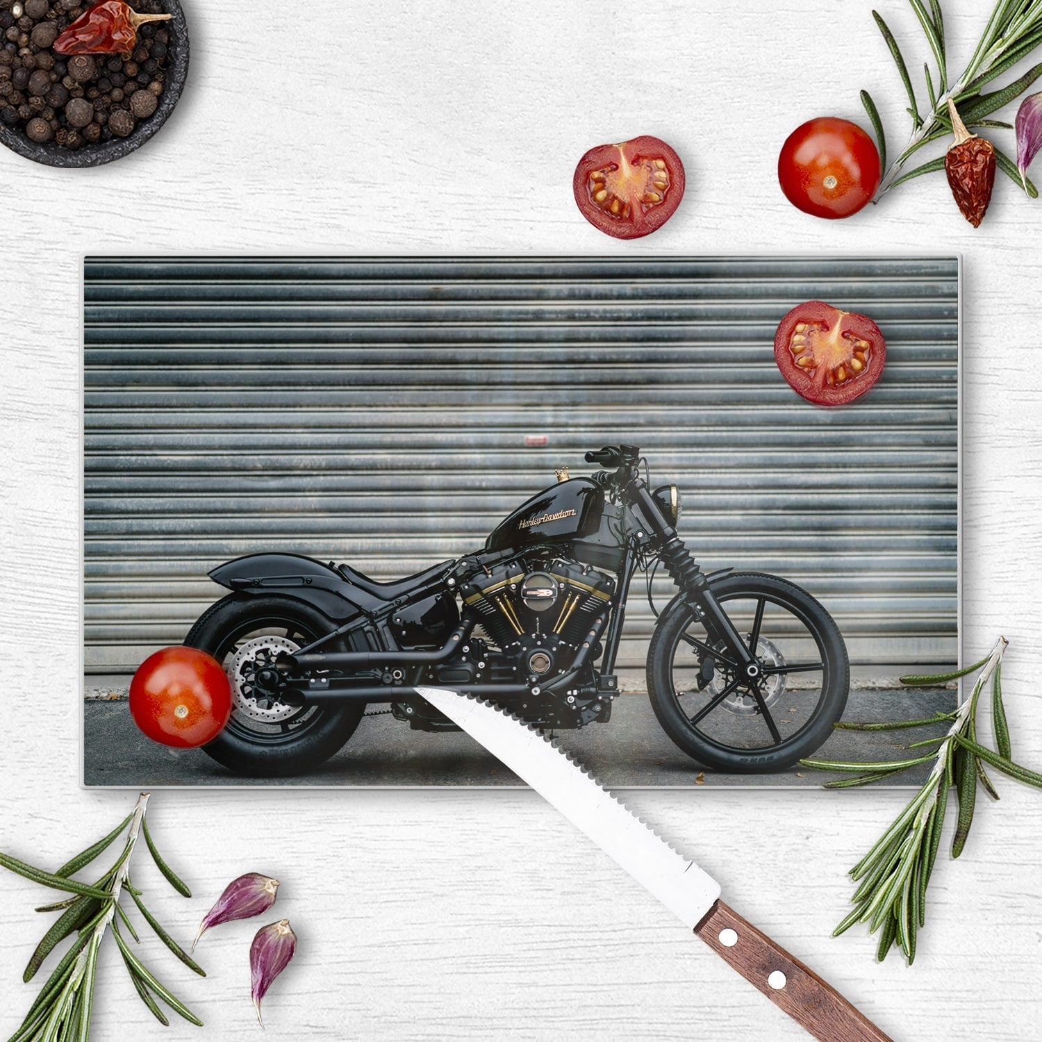 Snijplank - Gehard Glas - Harley Davidson