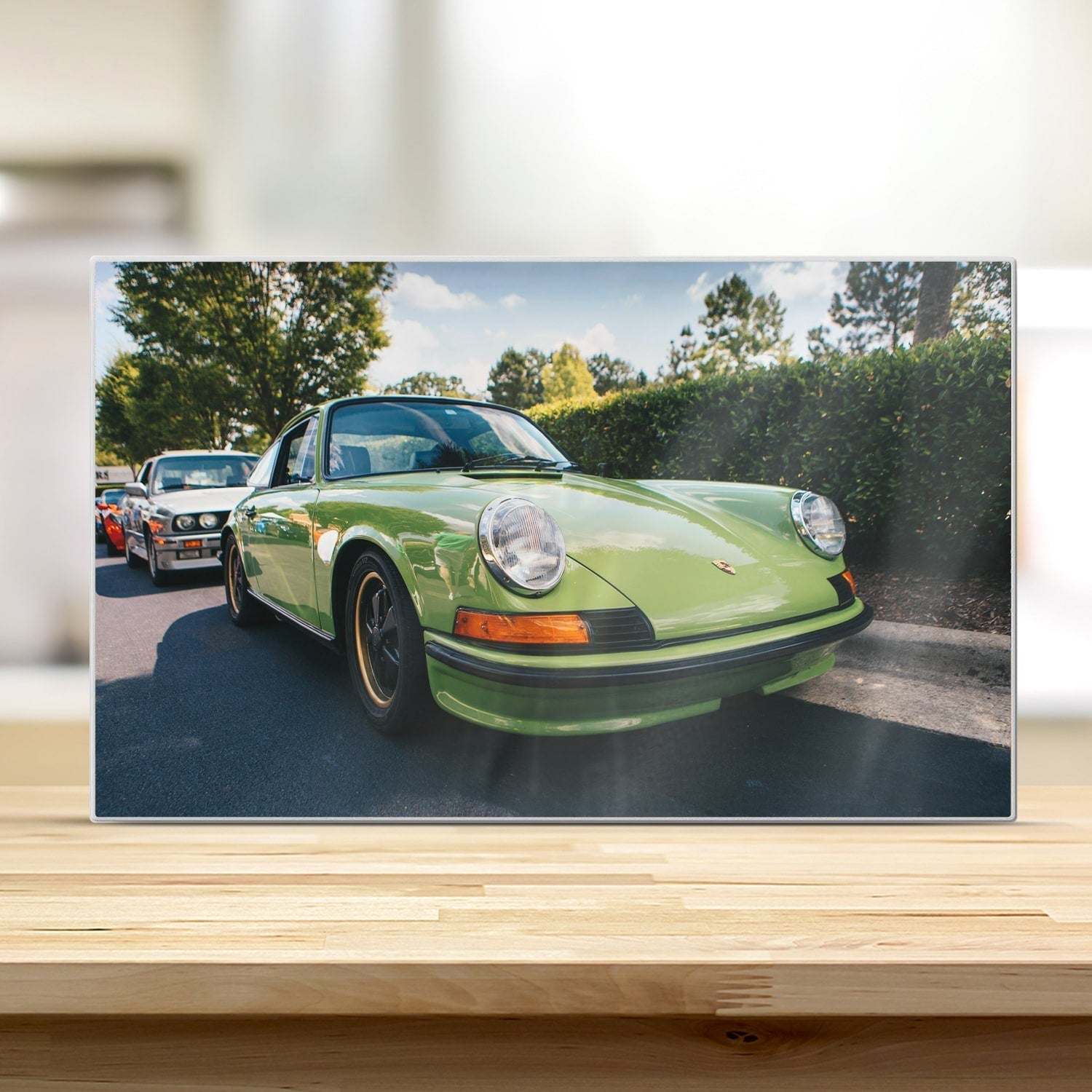 Snijplank - Gehard Glas - Porsche 911 1970 Groen