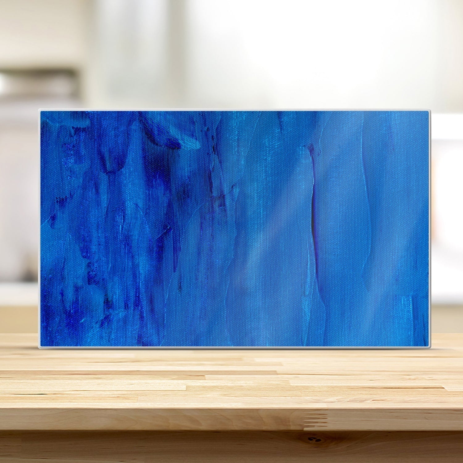 Snijplank - Gehard Glas - Blauw Abstractie