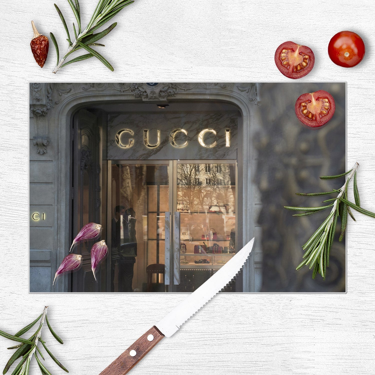 Snijplank - Gehard Glas - Gucci Winkel