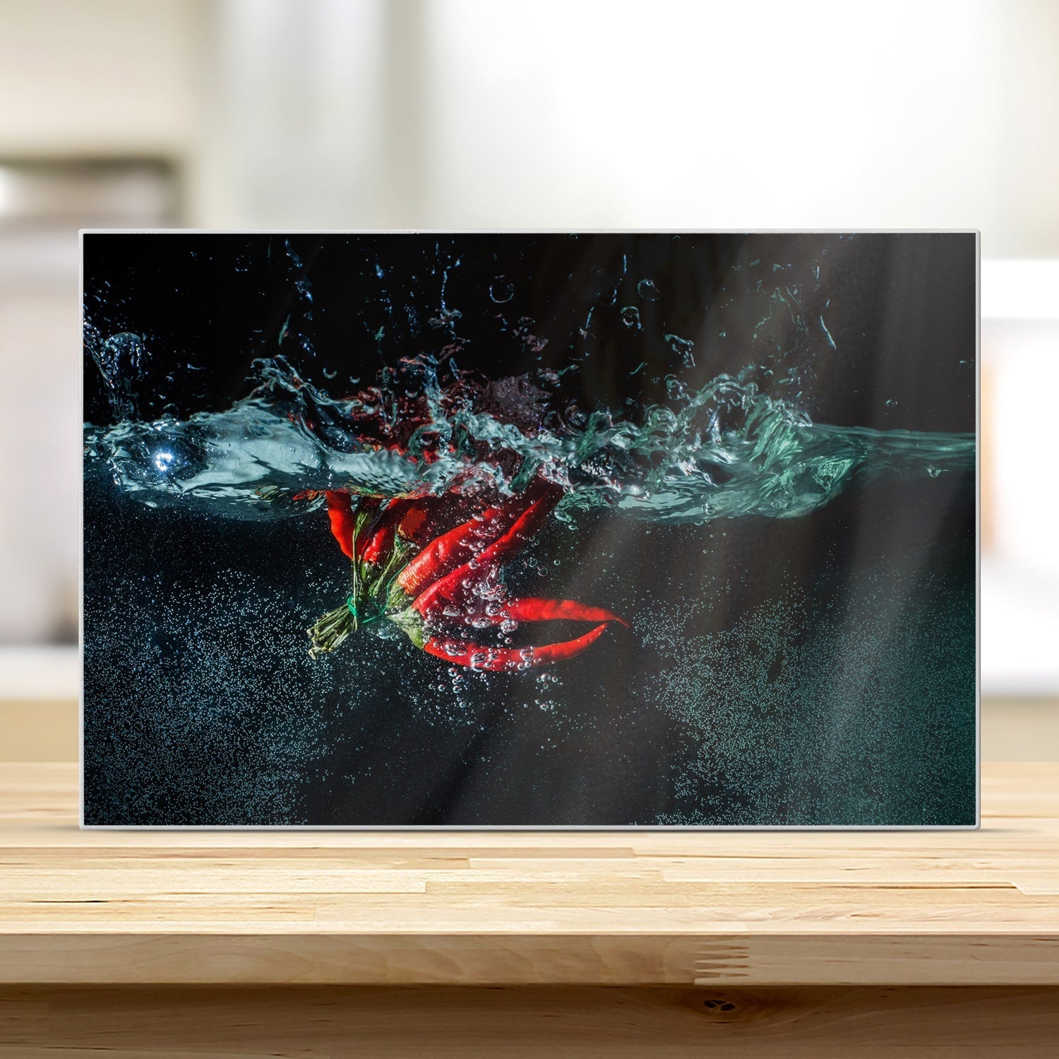 Snijplank - Gehard Glas - Peper in het water
