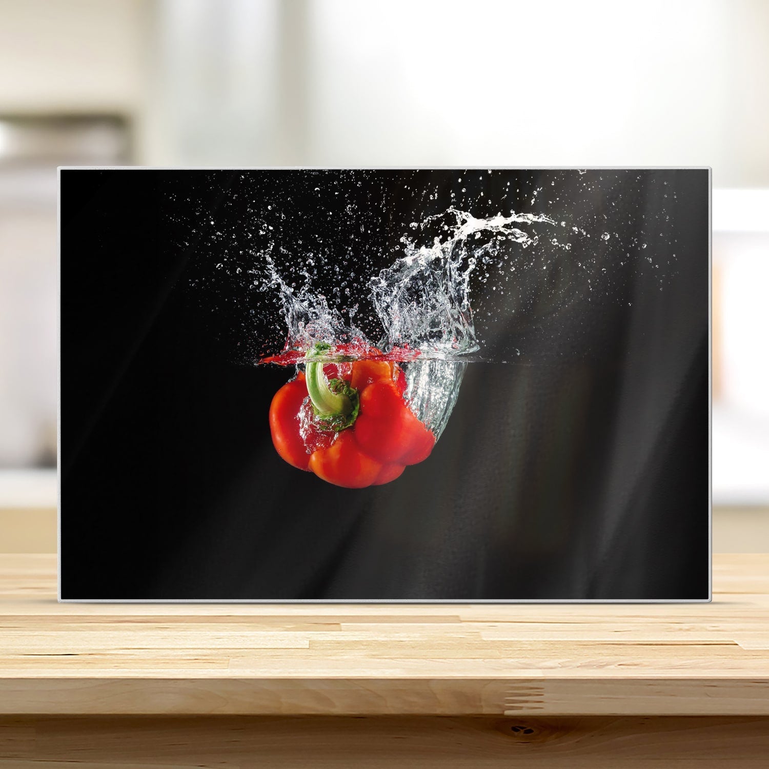 Snijplank - Gehard Glas - Paprika in het water