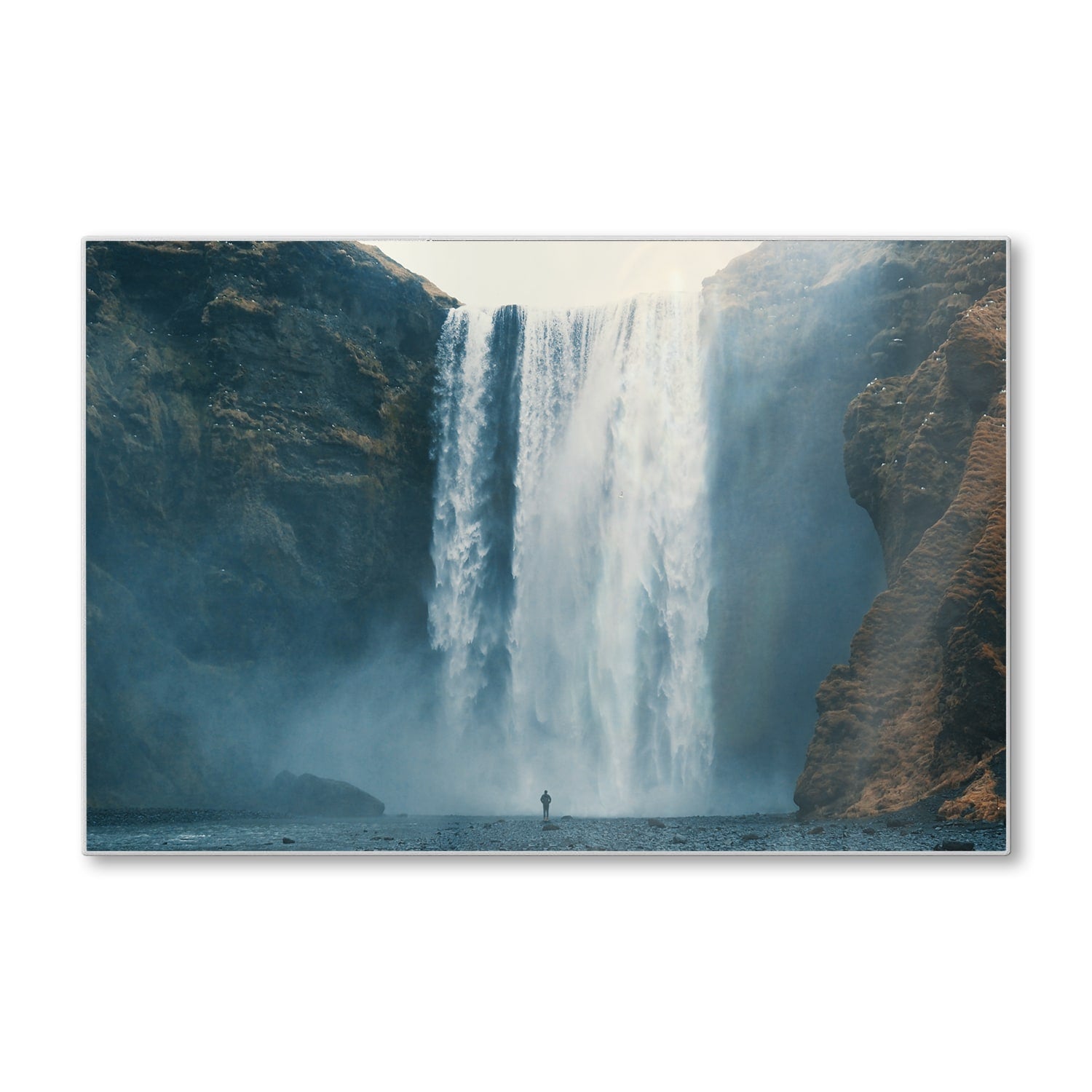 Snijplank - Gehard Glas - Waterval bij Skogafoss