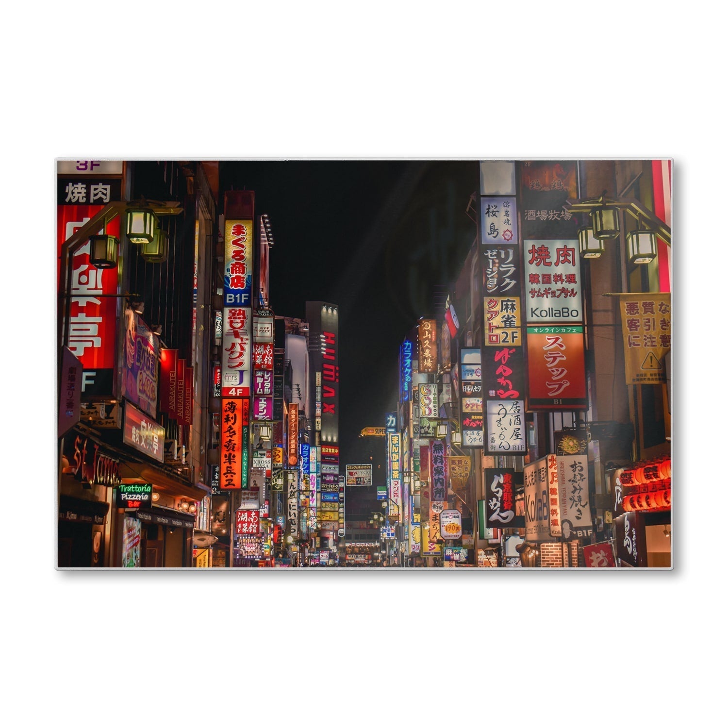 Snijplank - Gehard Glas - Kabukicho Shinjuku Neonlichten