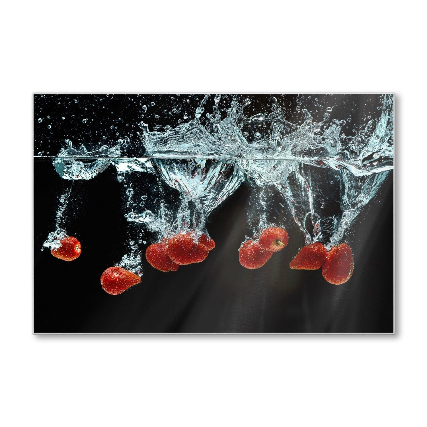 Snijplank - Gehard Glas - Aardbeien in het water