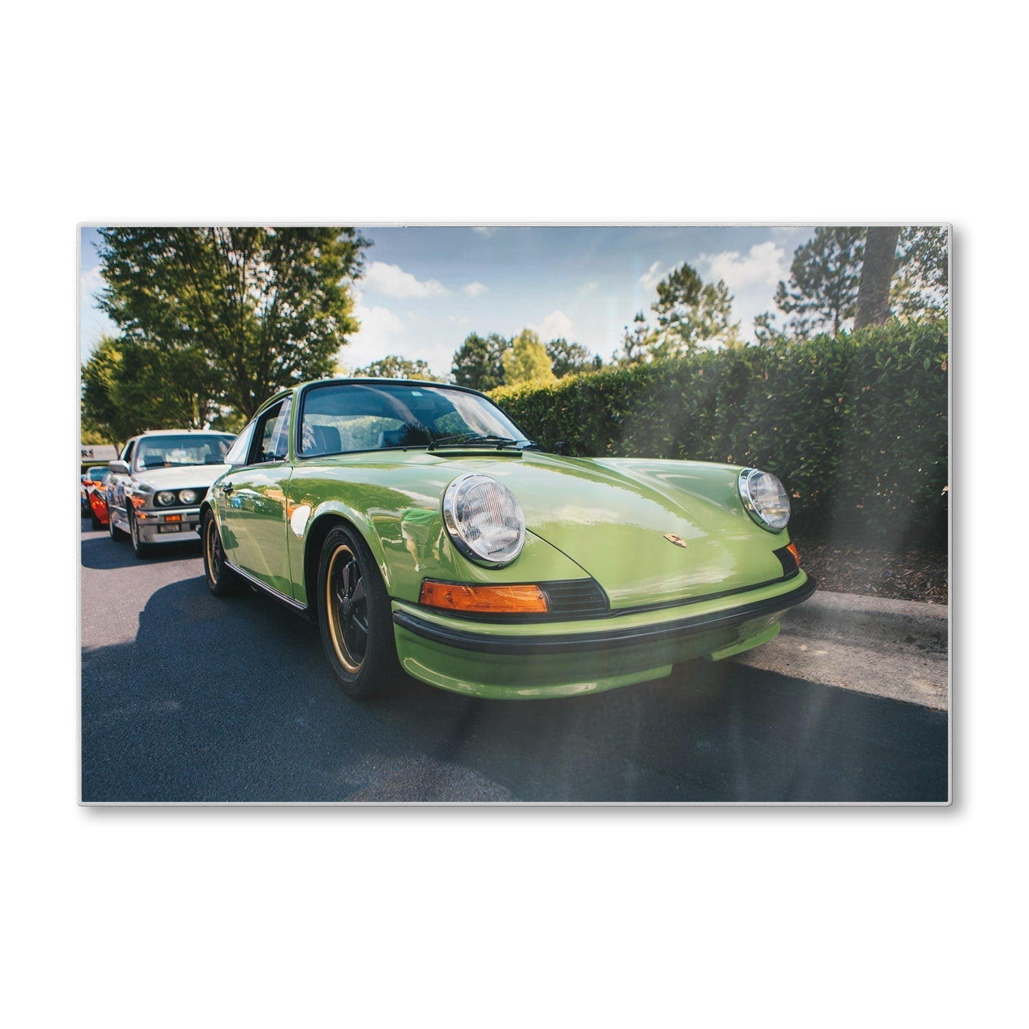 Snijplank - Gehard Glas - Porsche 911 1970 Groen