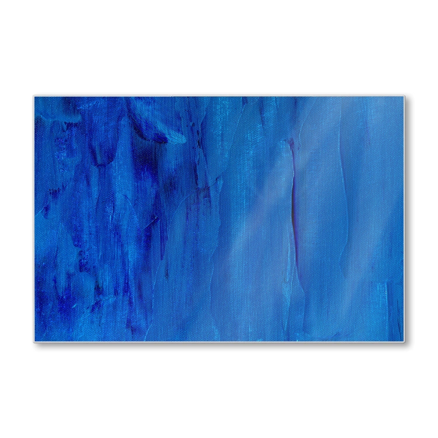 Snijplank - Gehard Glas - Blauw Abstractie