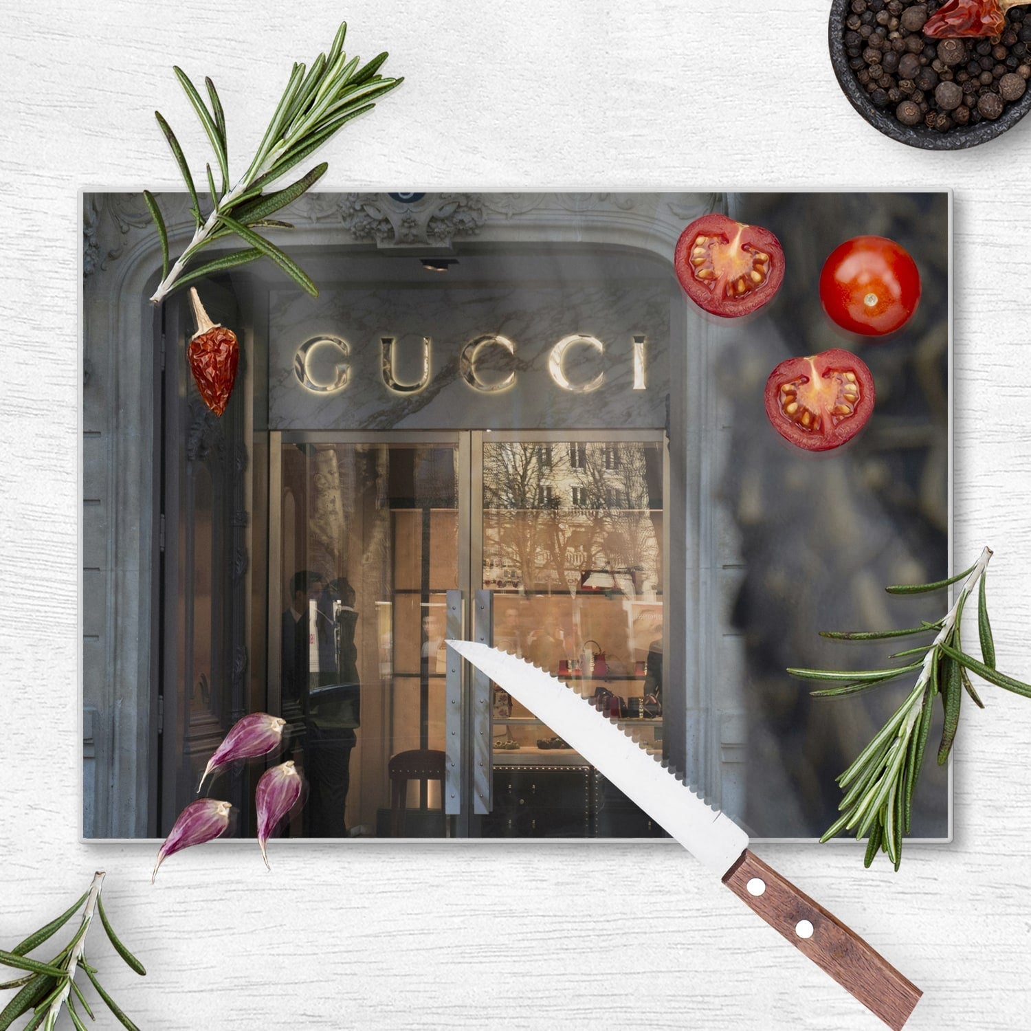 Snijplank - Gehard Glas - Gucci Winkel