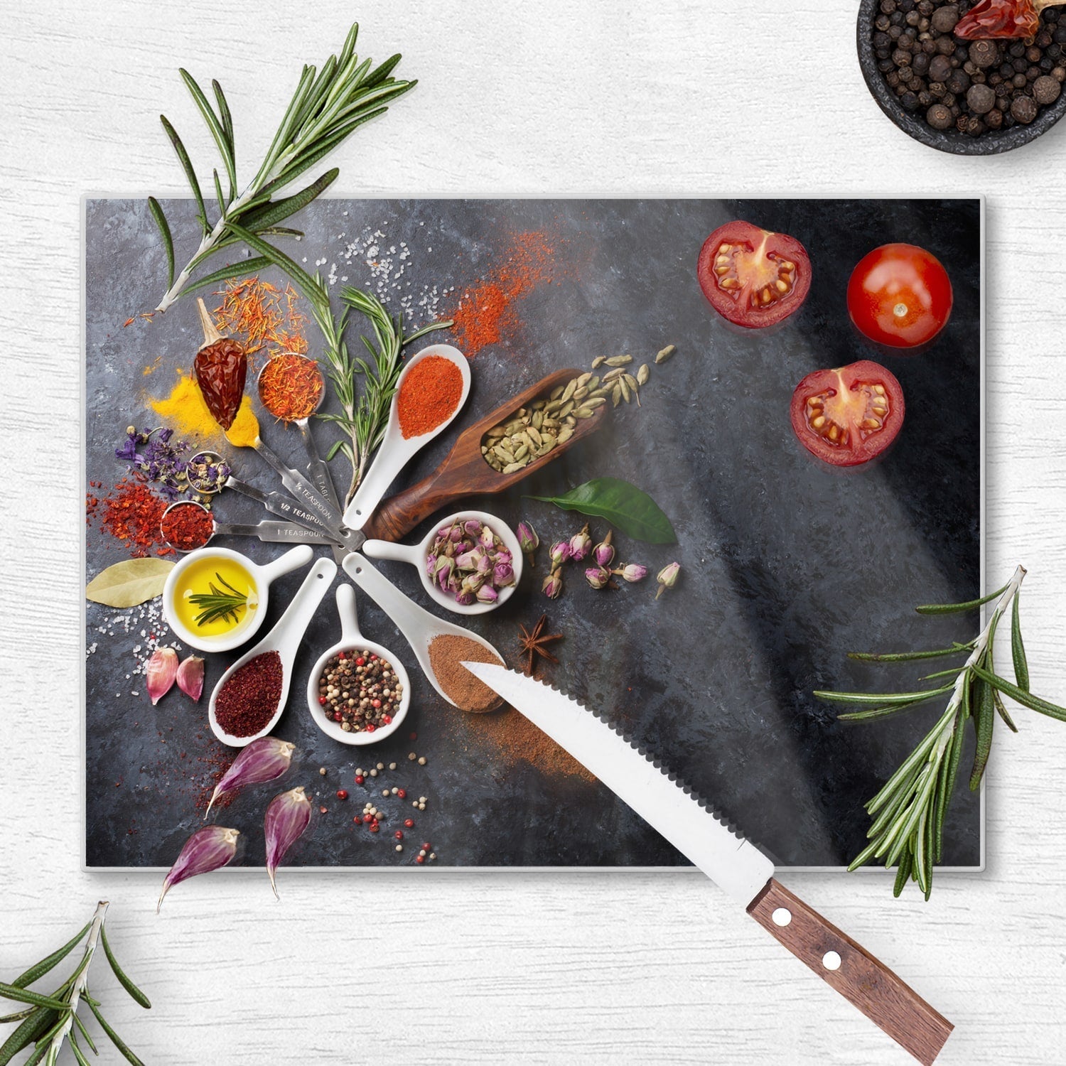 Snijplank - Gehard Glas - Kleurrijke Kruidenmelange