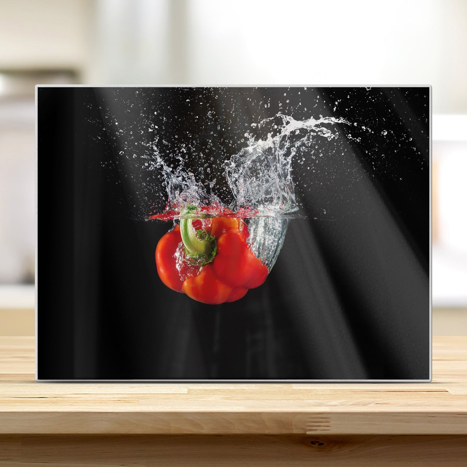 Snijplank - Gehard Glas - Paprika in het water