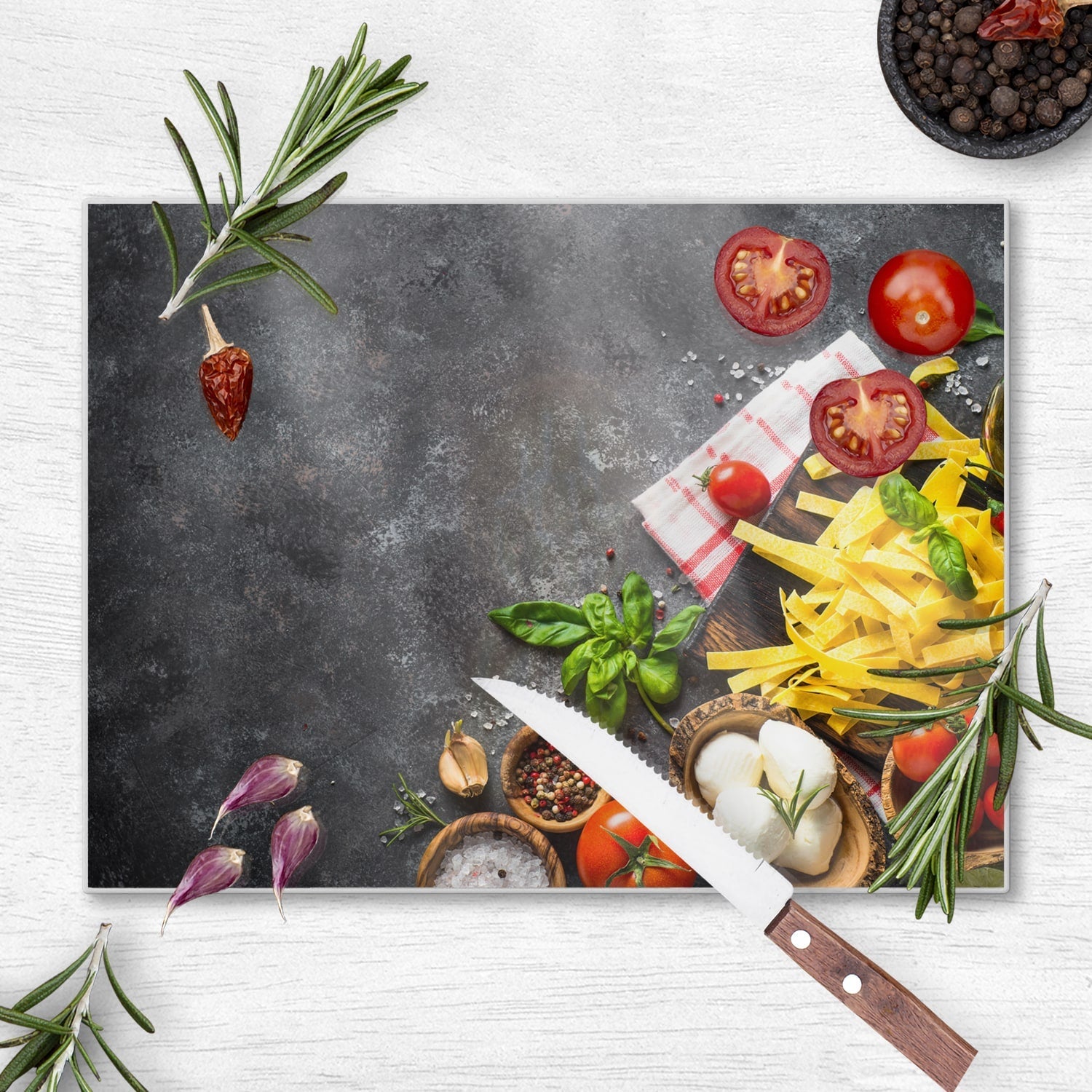 Snijplank - Gehard Glas - Pasta Ingredienten