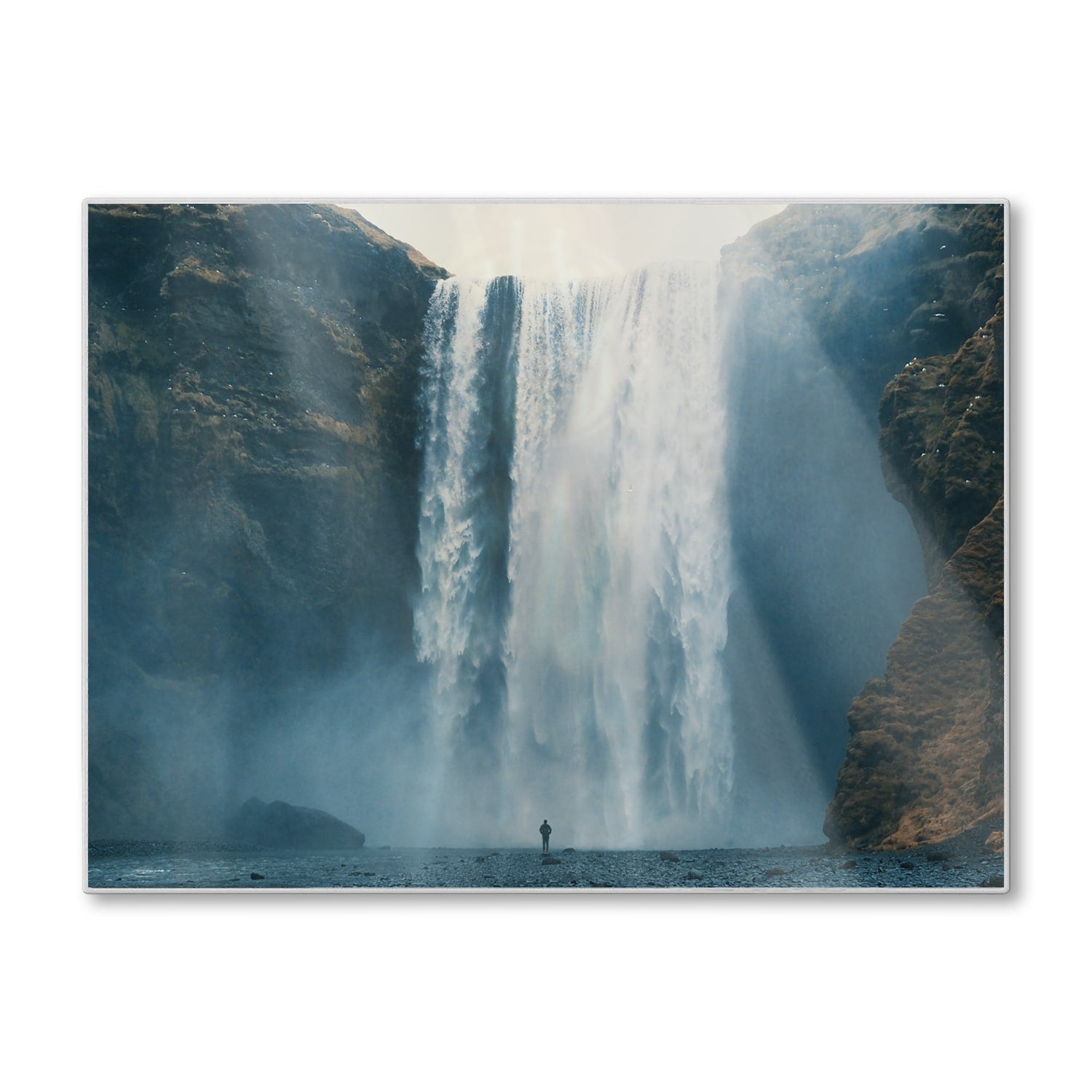 Snijplank - Gehard Glas - Waterval bij Skogafoss