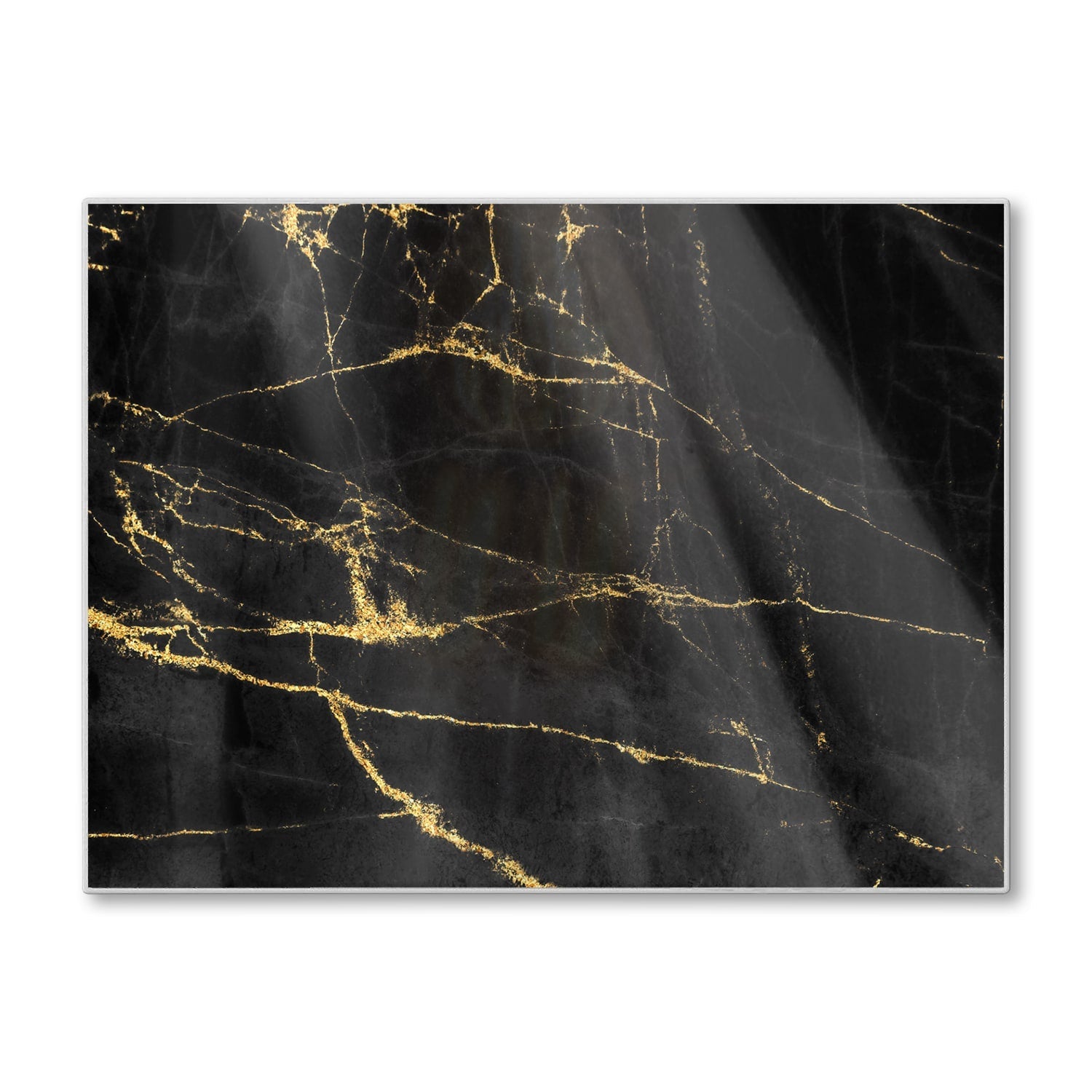 Snijplank - Gehard Glas - Black-Gold Marmer