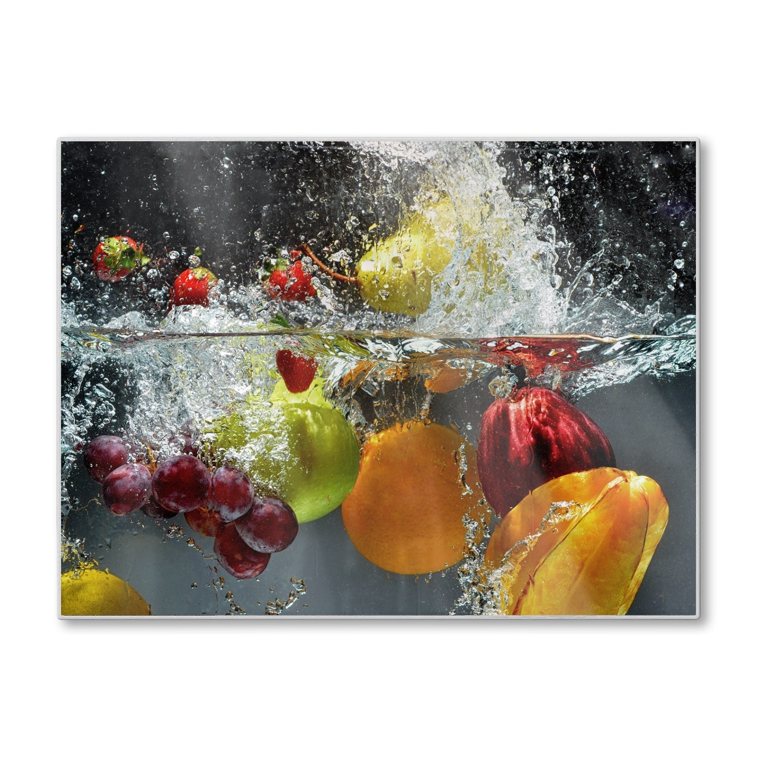 Snijplank - Gehard Glas - Fruit en groenten in het water