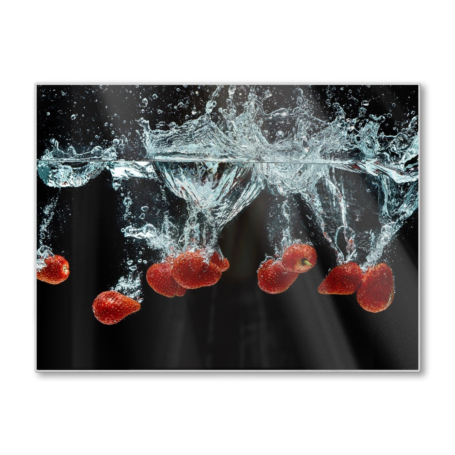 Snijplank - Gehard Glas - Aardbeien in het water