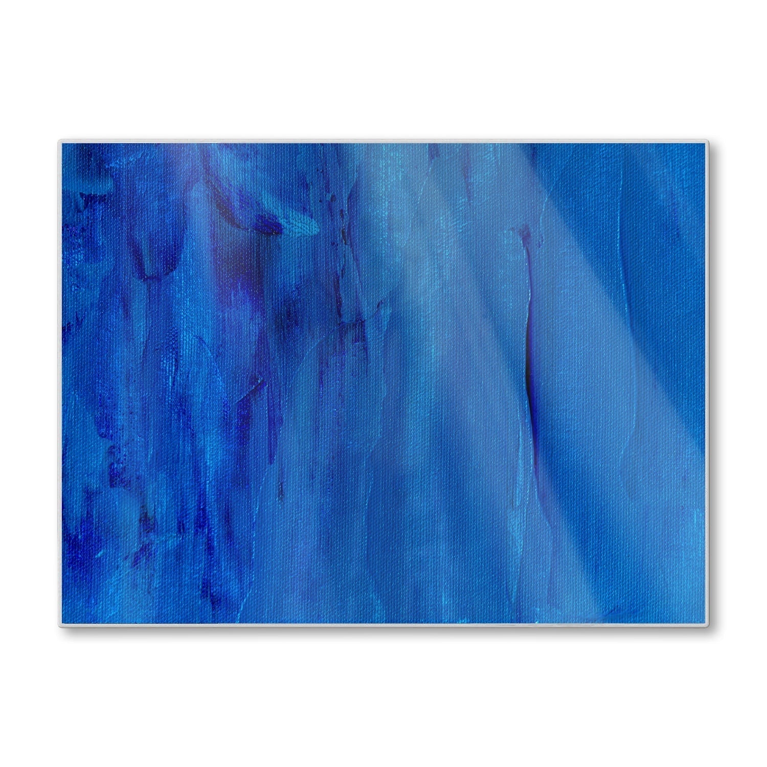 Snijplank - Gehard Glas - Blauw Abstractie