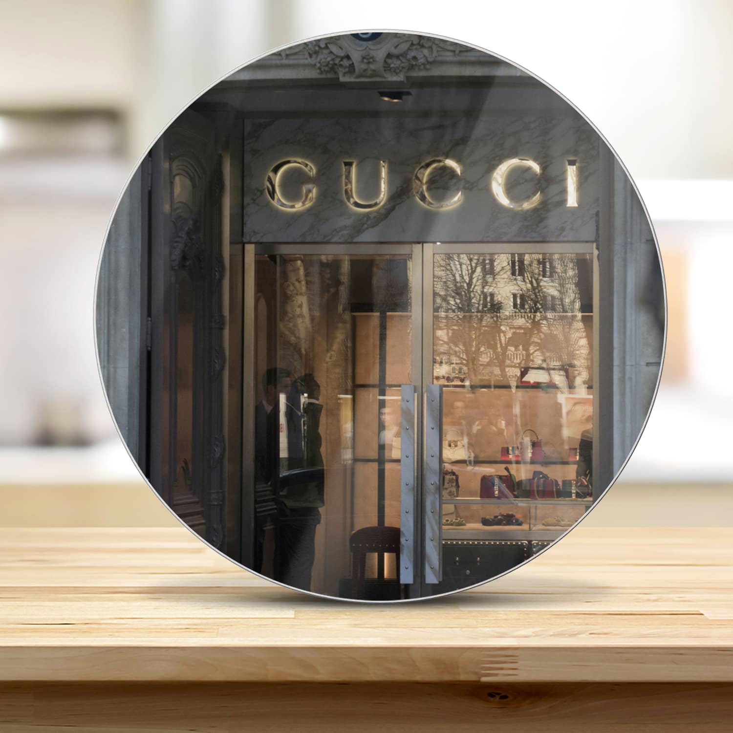 Snijplank Rond - Gehard Glas - Gucci Winkel