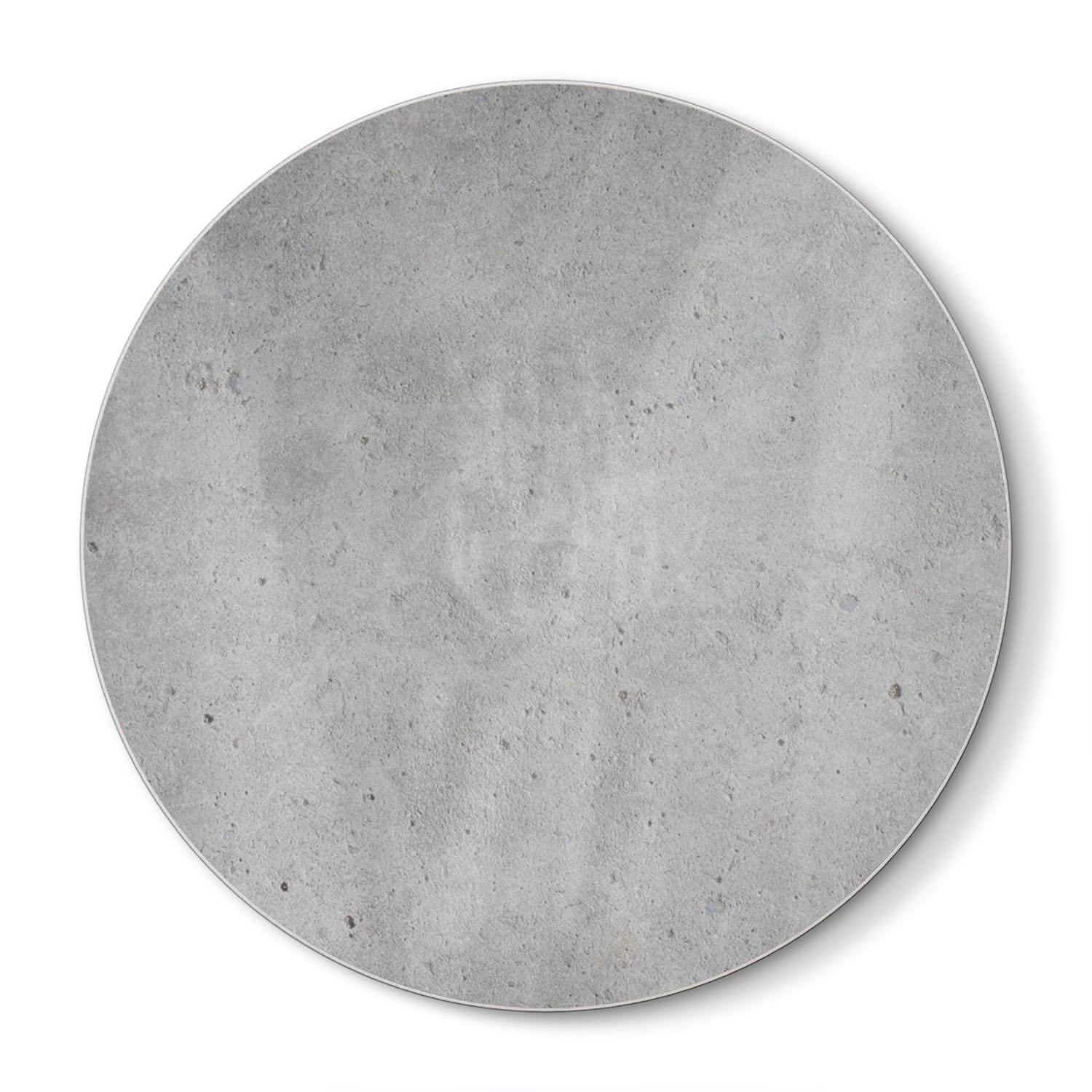 Snijplank Rond - Gehard Glas - Cement