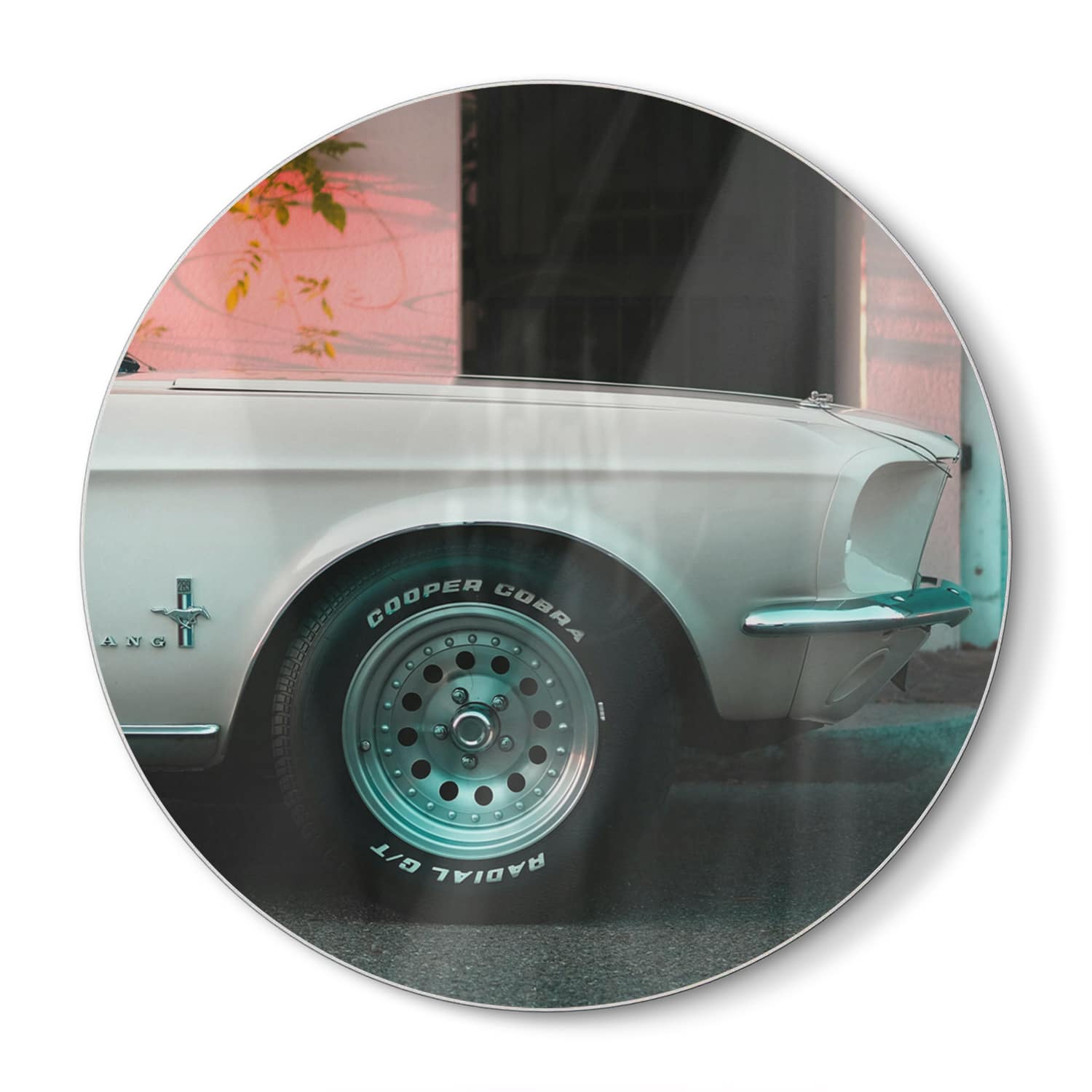 Snijplank Rond - Gehard Glas - Ford Mustang