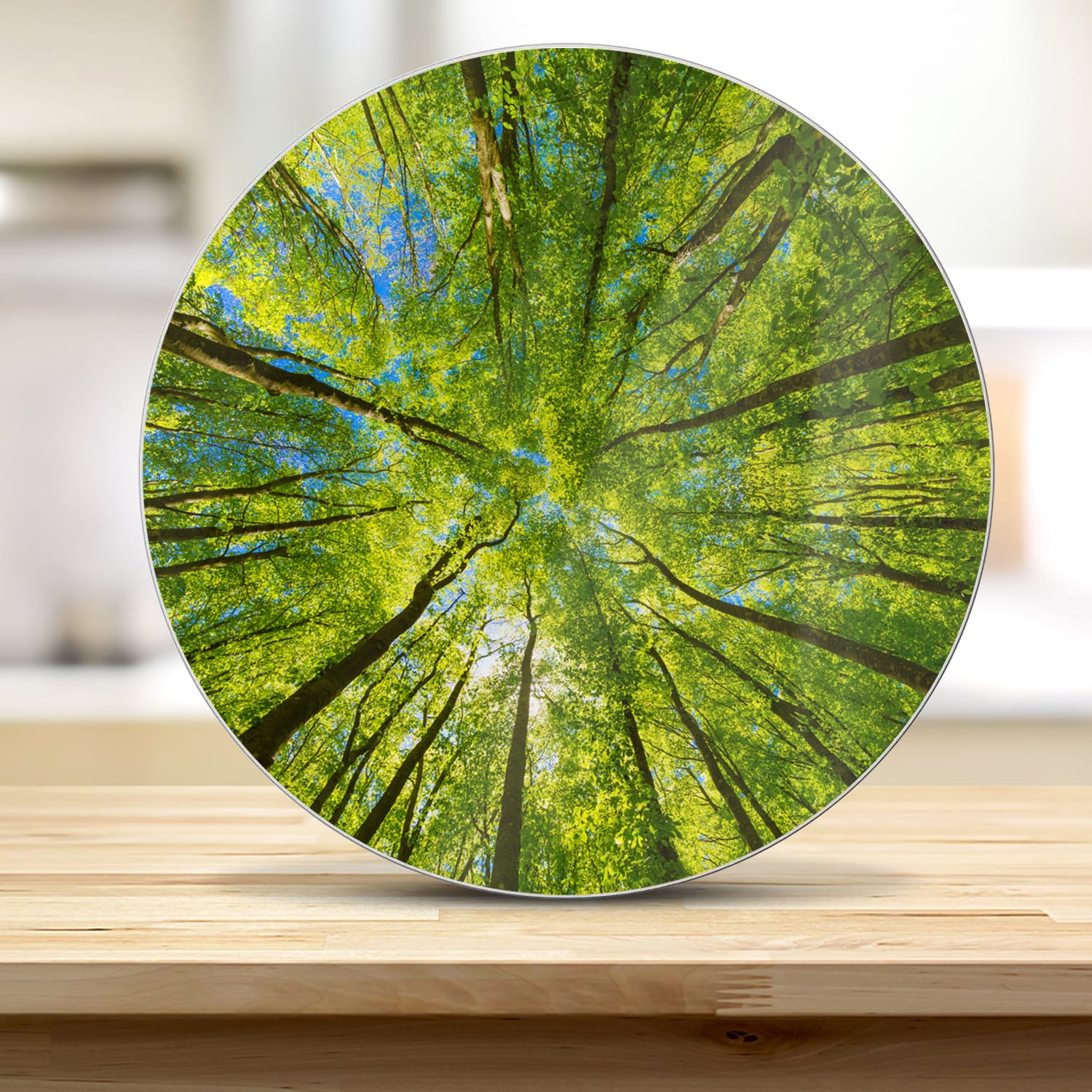 Snijplank Rond - Gehard Glas - Toppen van bomen
